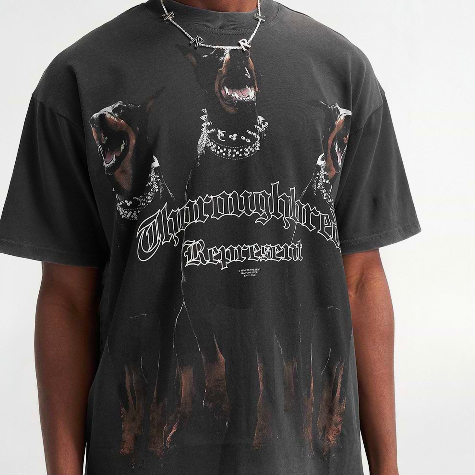 T-shirt Represent Thoroughbred Noir Vintage