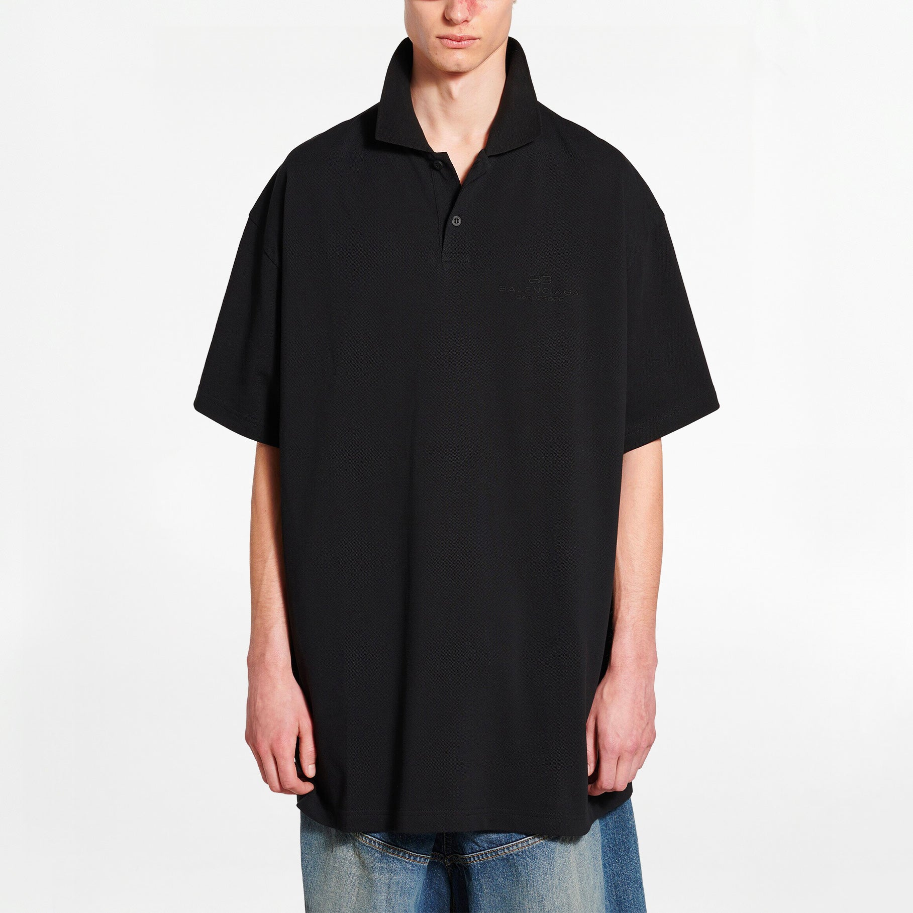 Balenciaga BB Wardrobe Polo Black | Lesthete
