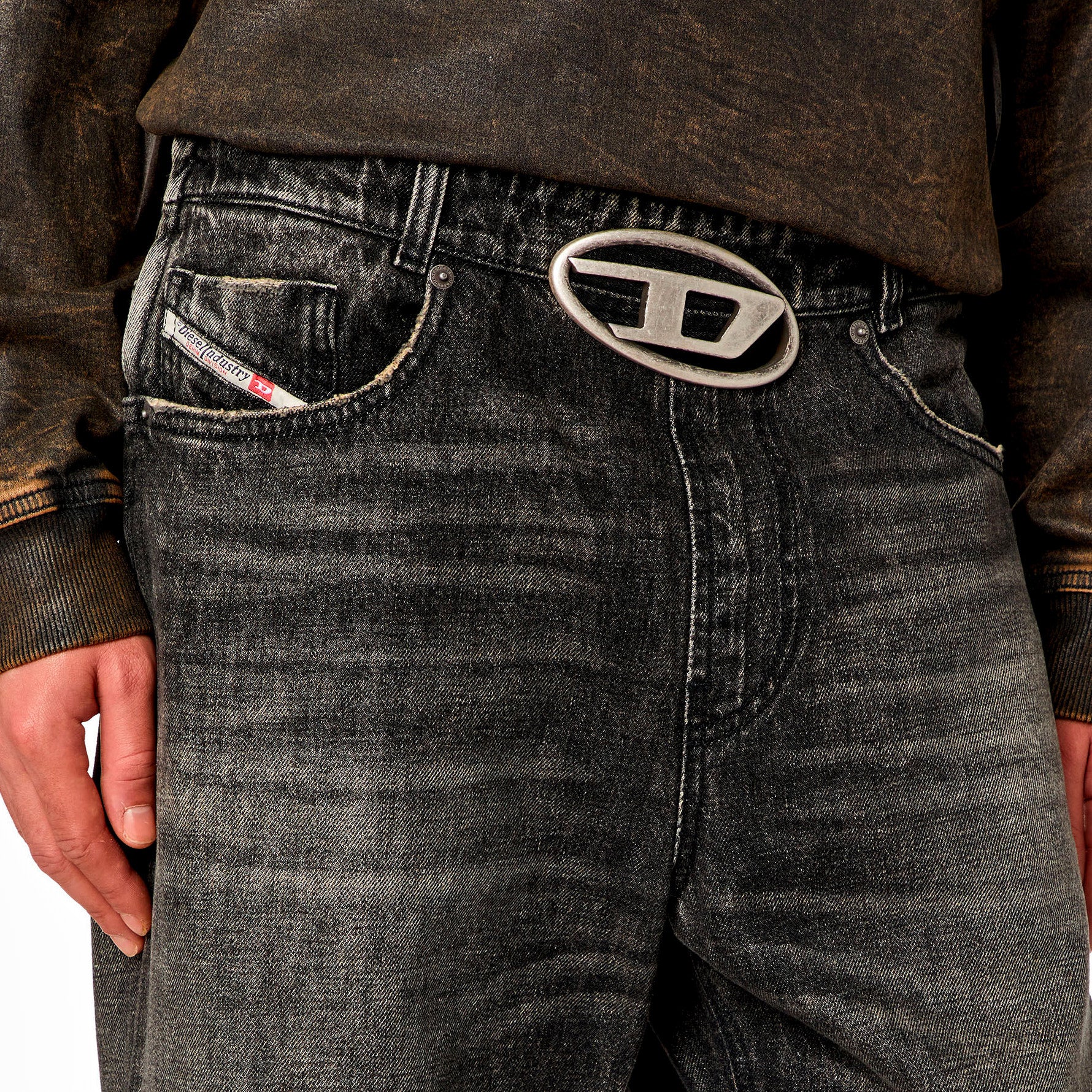 Jean Diesel D-Macs-S2 à Logo D Noir