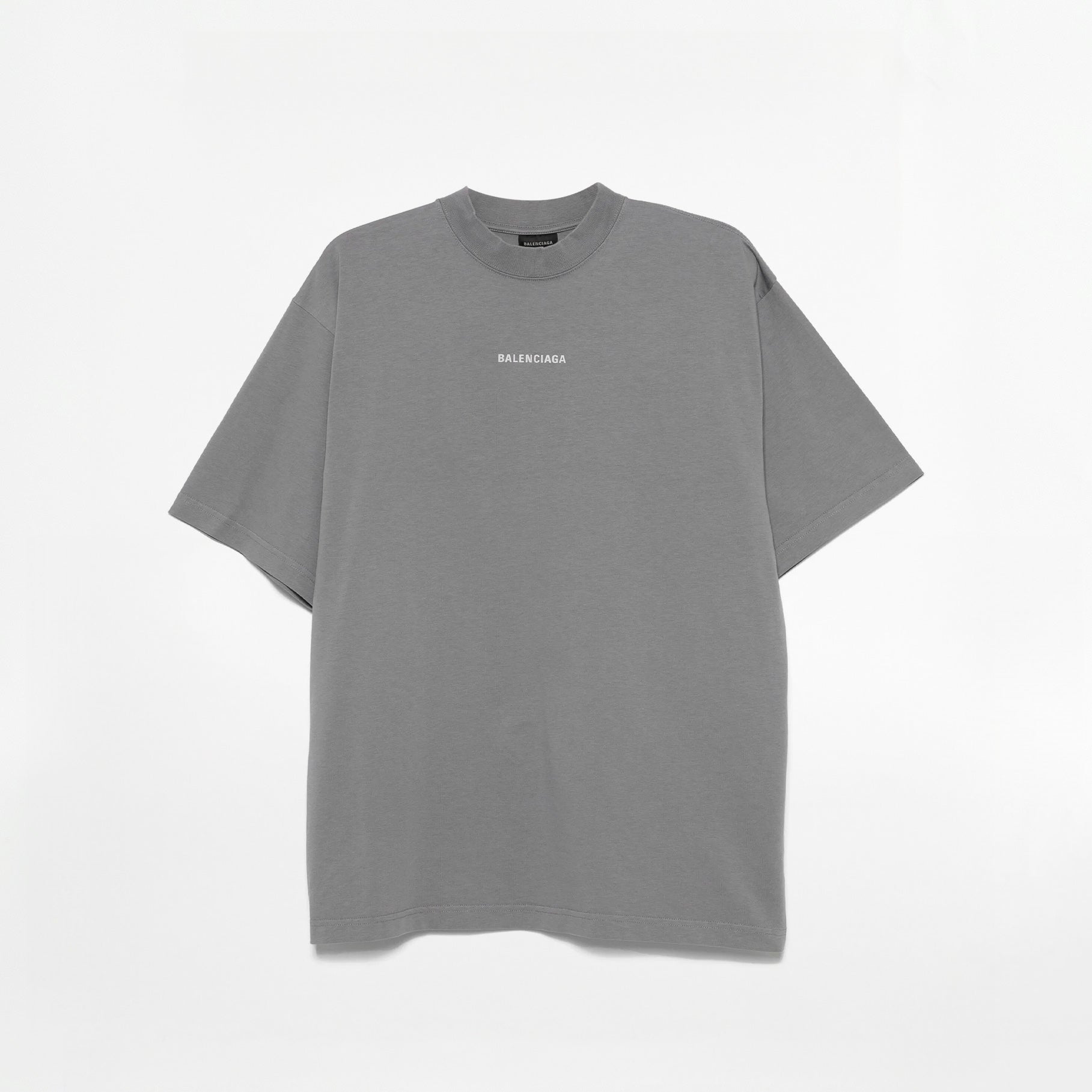 T-shirt Balenciaga New Back Fit Medium Gris