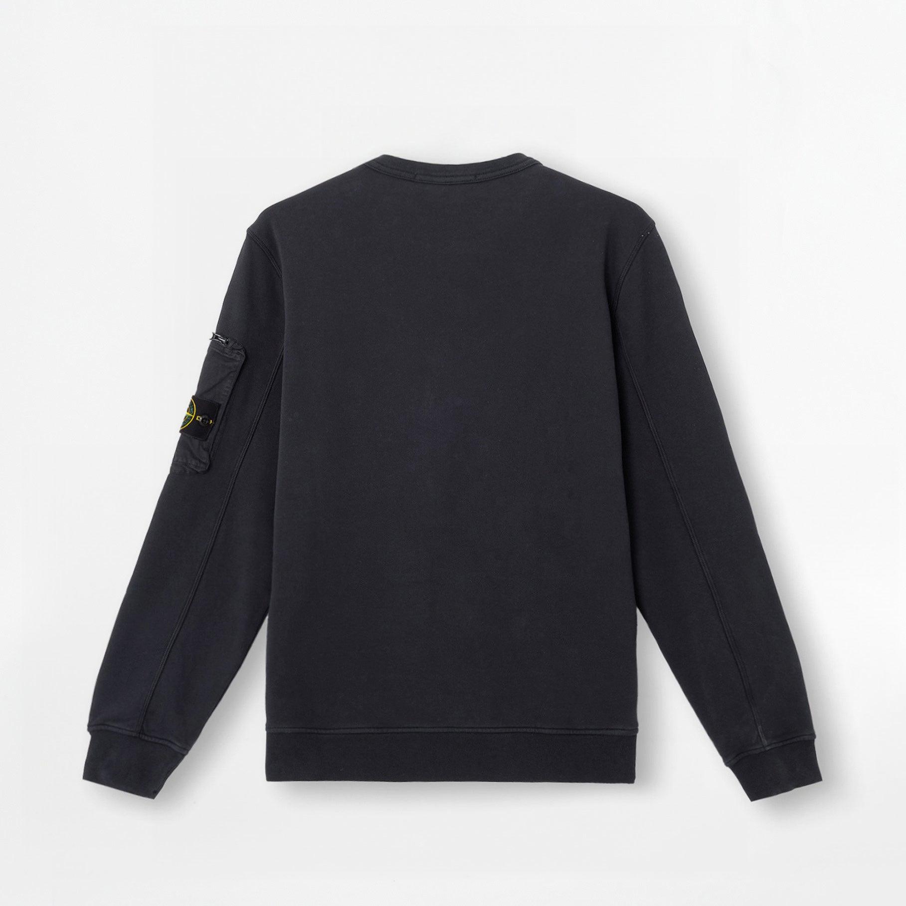 Sweatshirt Stone Island Cotton Fleece 6100003 Noir