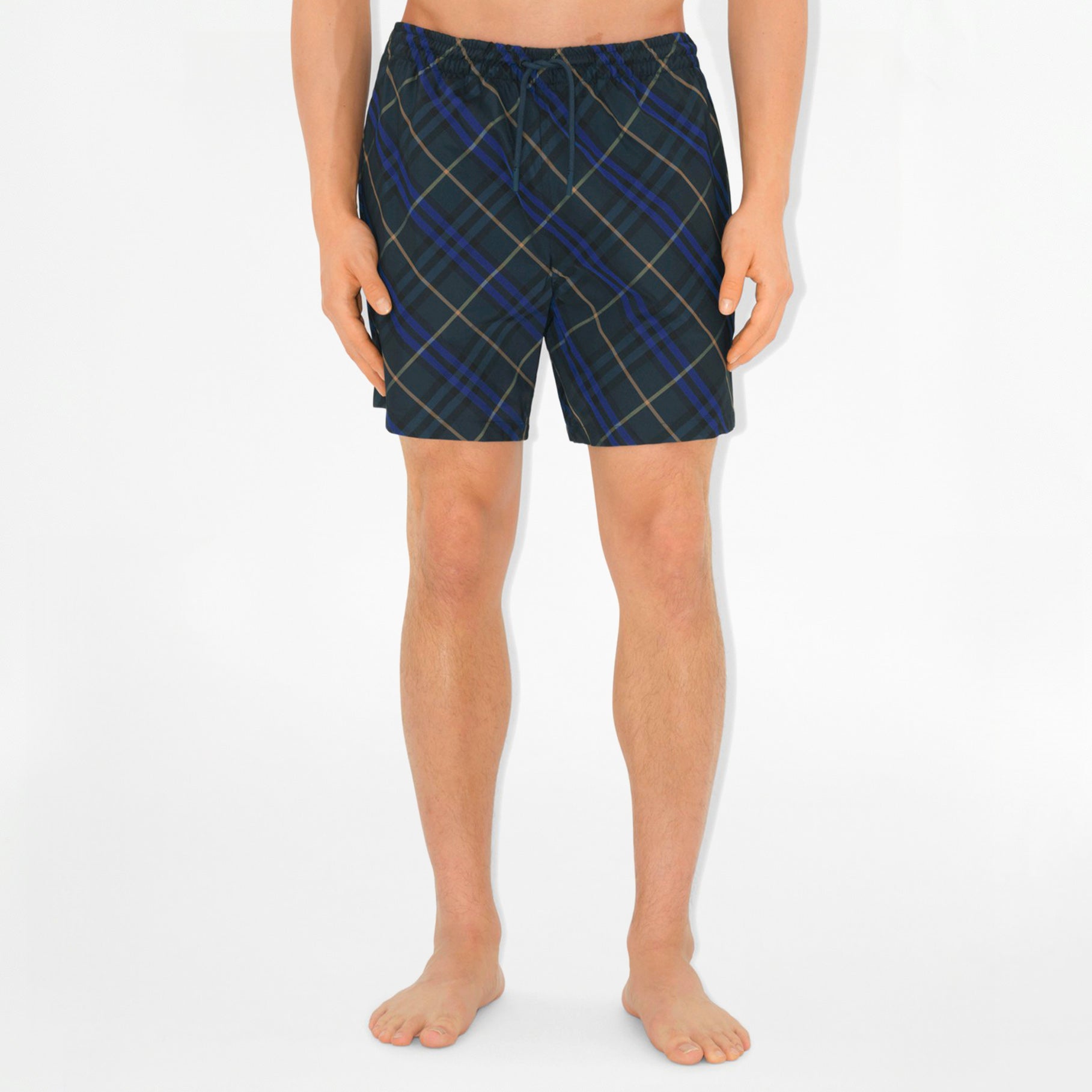 Short de Bain Burberry Check Midnight