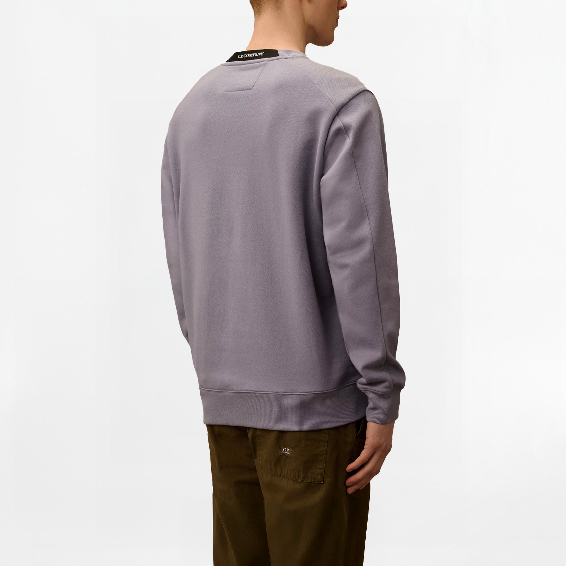 Sweat C.P Company Diagonal Raised Fleece Lens –Lavender Violet