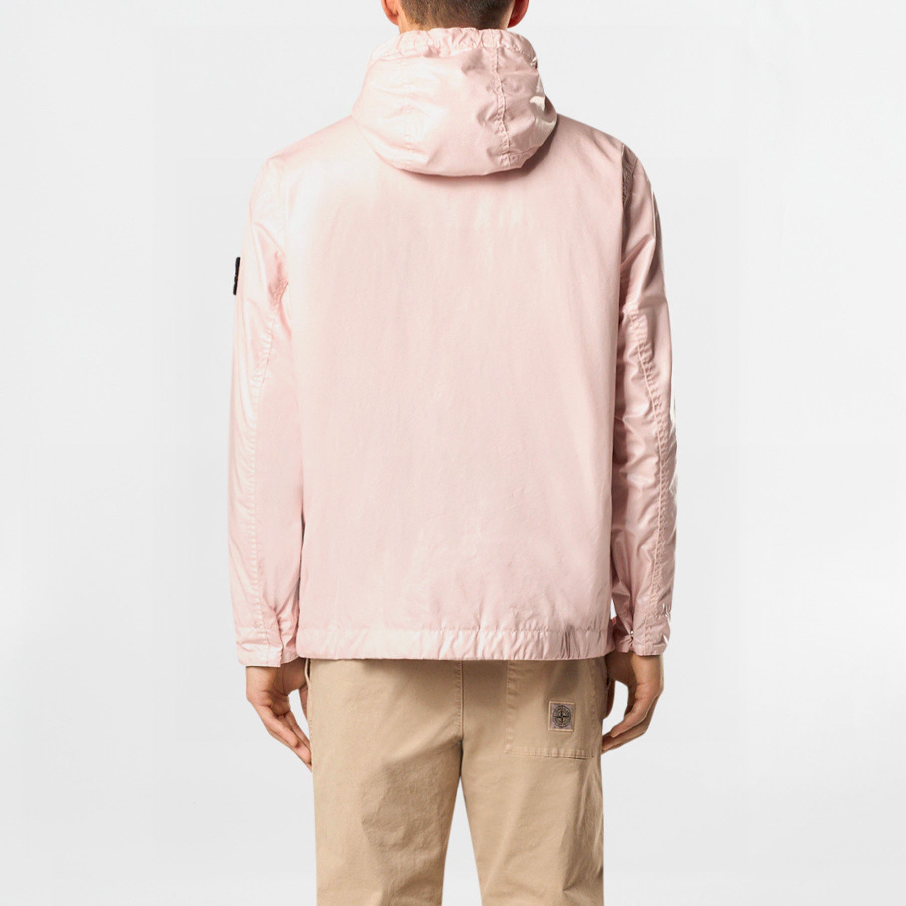 Veste Stone Island Mussola Gommata TC 4100062 Rose Pâle