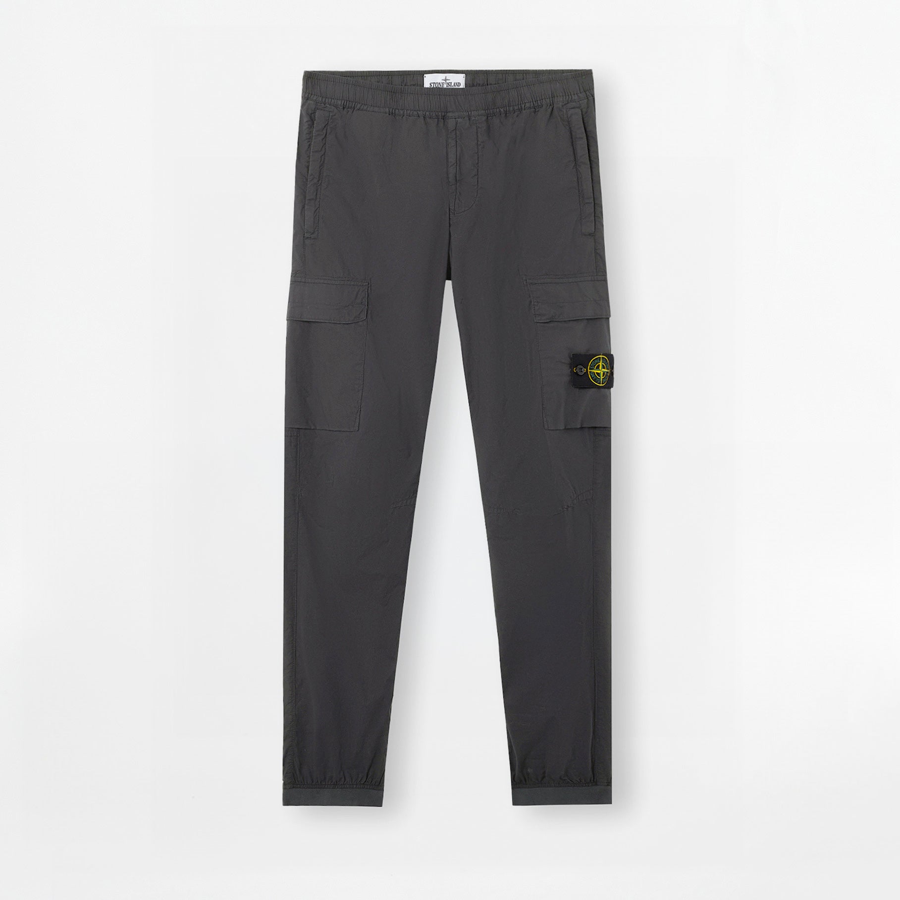 Pantalon Cargo Stone Island Stretch Cotton Tela Paracadute 3100031 Charcoal