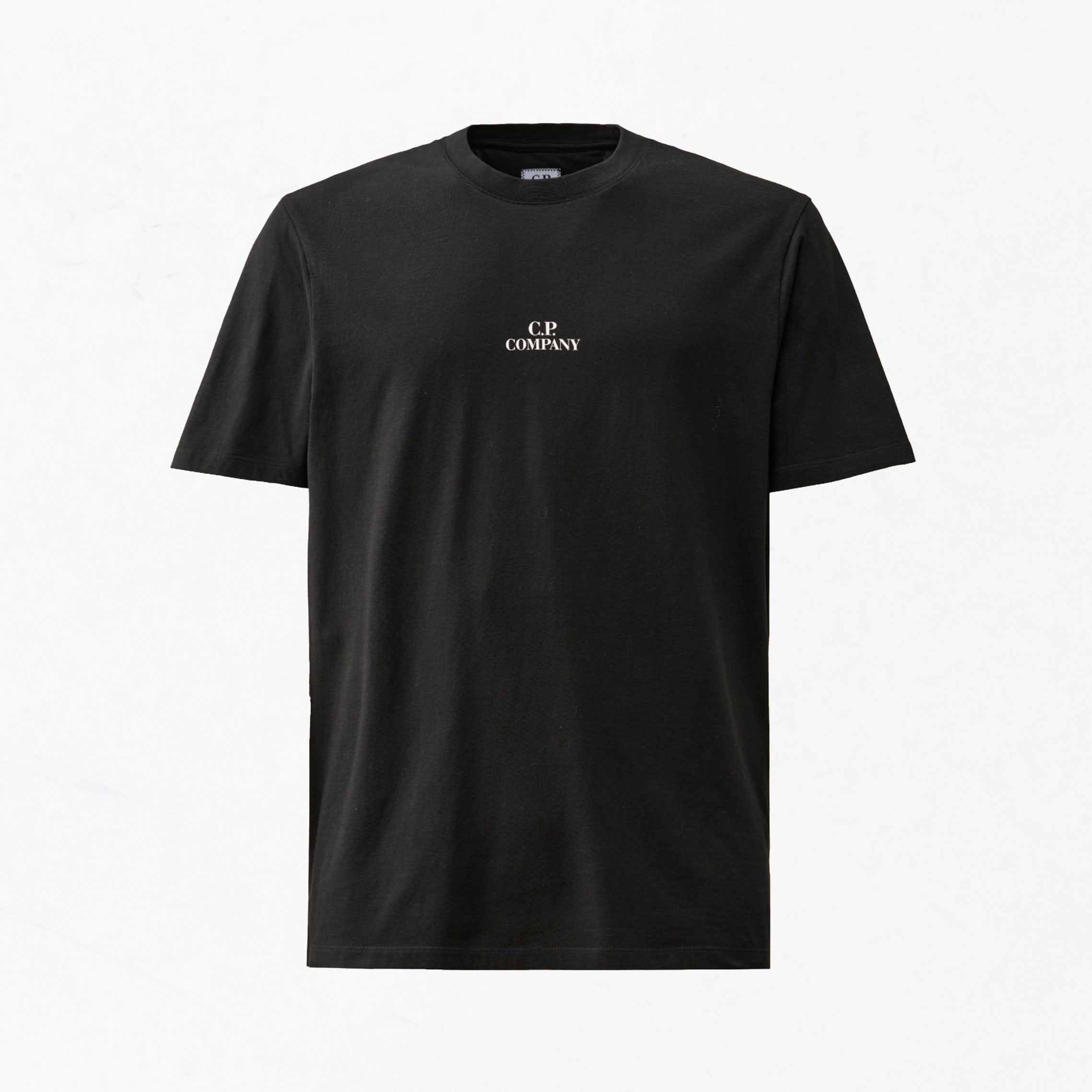 T-shirt Cp Company Graphique 30/1 Noir