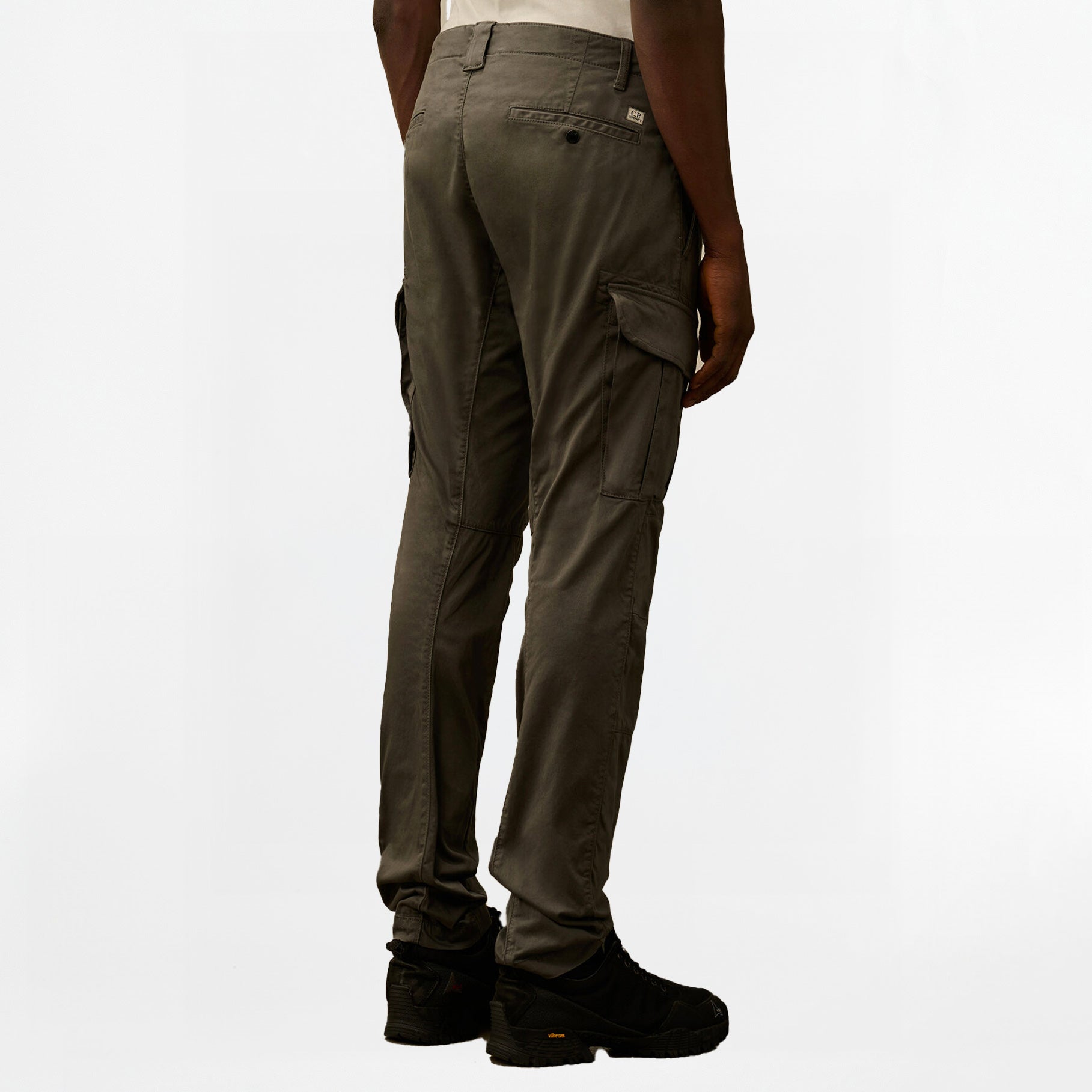 Pantalon C.P Company Cargo Stretch Sateen Smoked Pearl