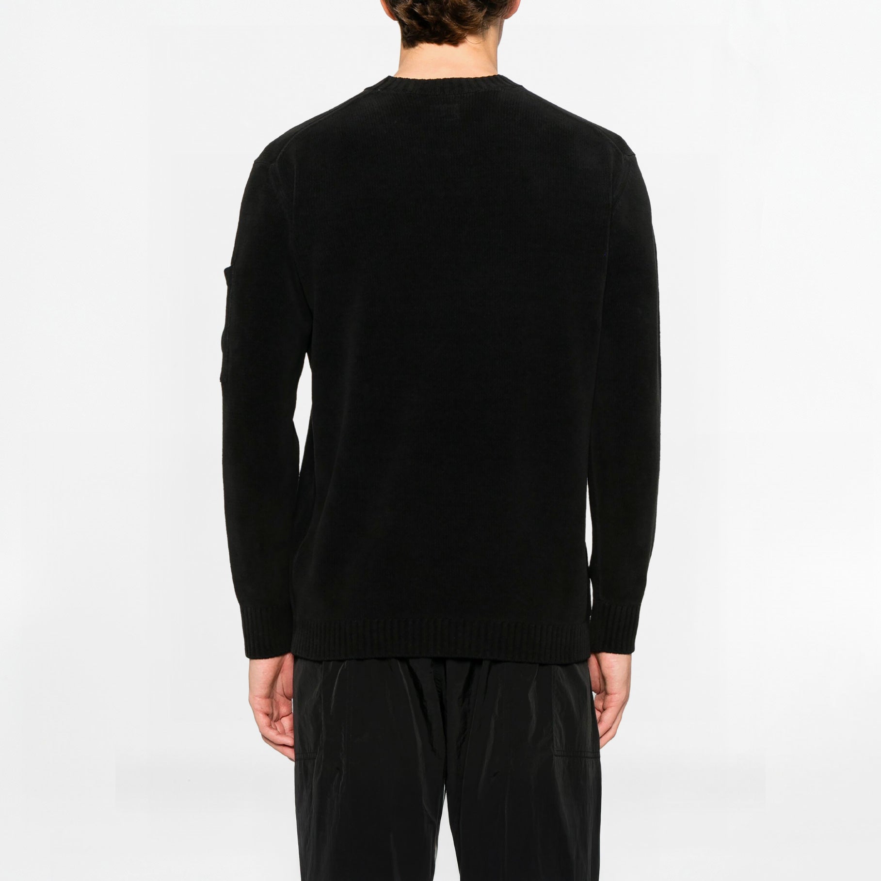 Pull CP Company Cotton Chenille Noir
