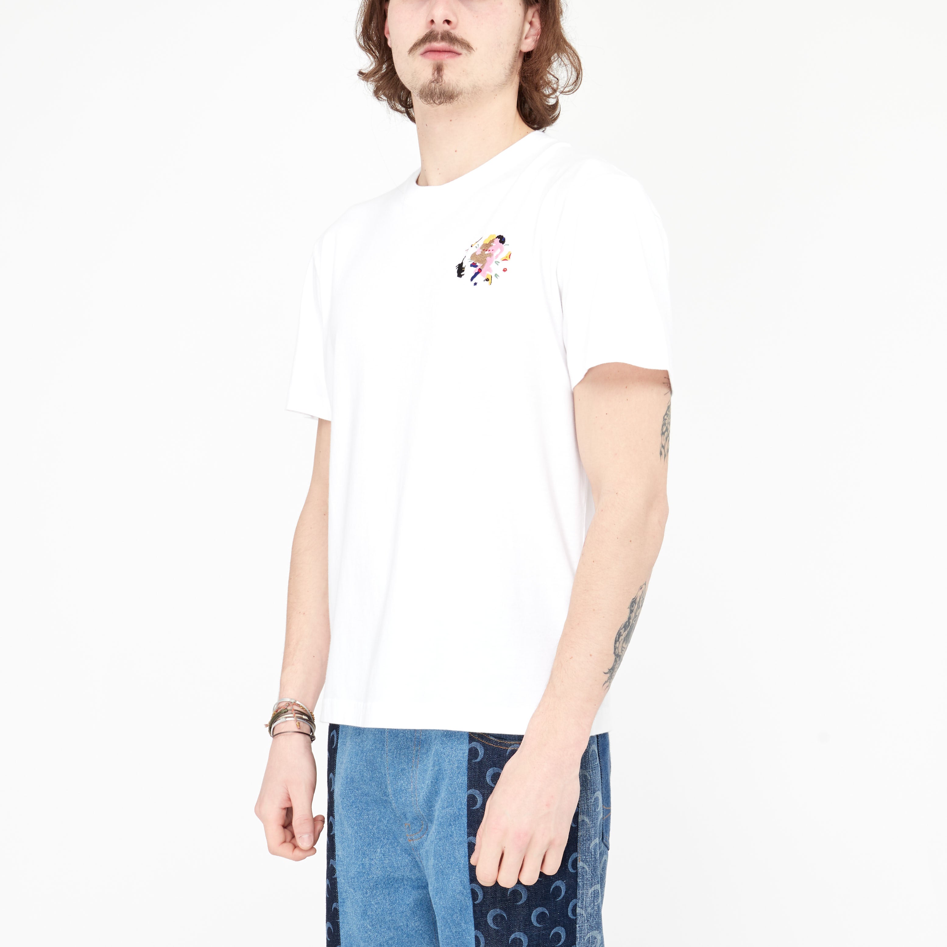 T-shirt Carne Bollente Summer Damp Blanc