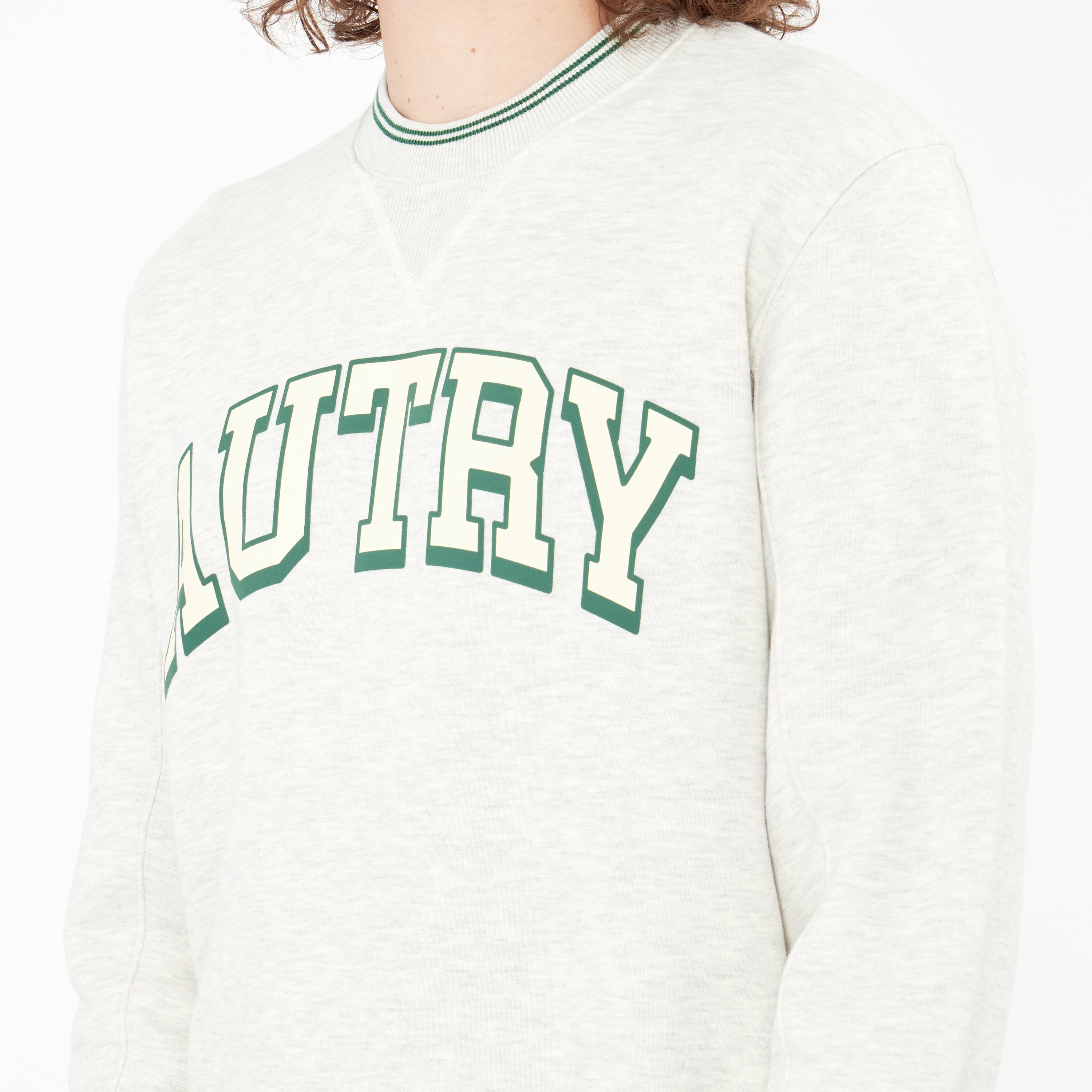 Sweatshirt Autry à Logo Gris