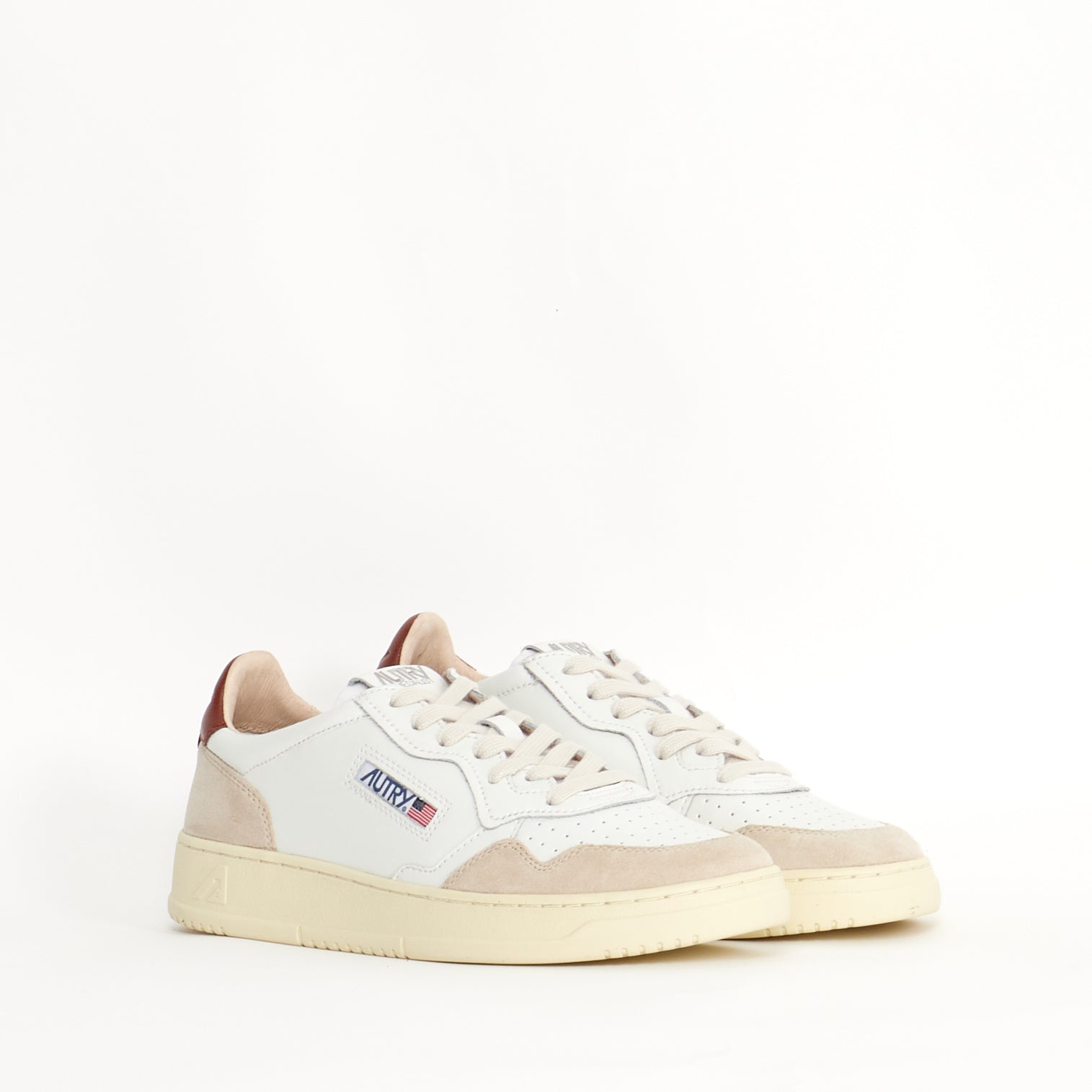Sneakers Autry Medalist LS72 Blanche et Marron