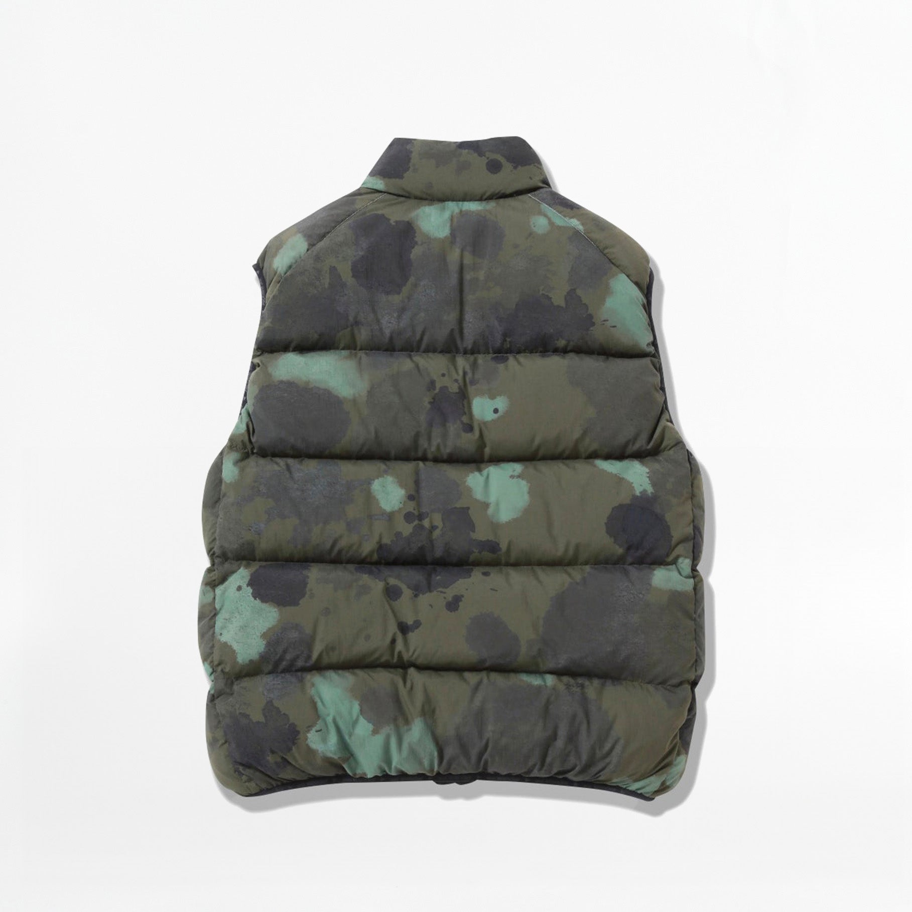 And Wander X Gramicci Camo Sleeveless Puffer Jacket