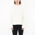 Courrèges Wool Sweater with Beige Drape