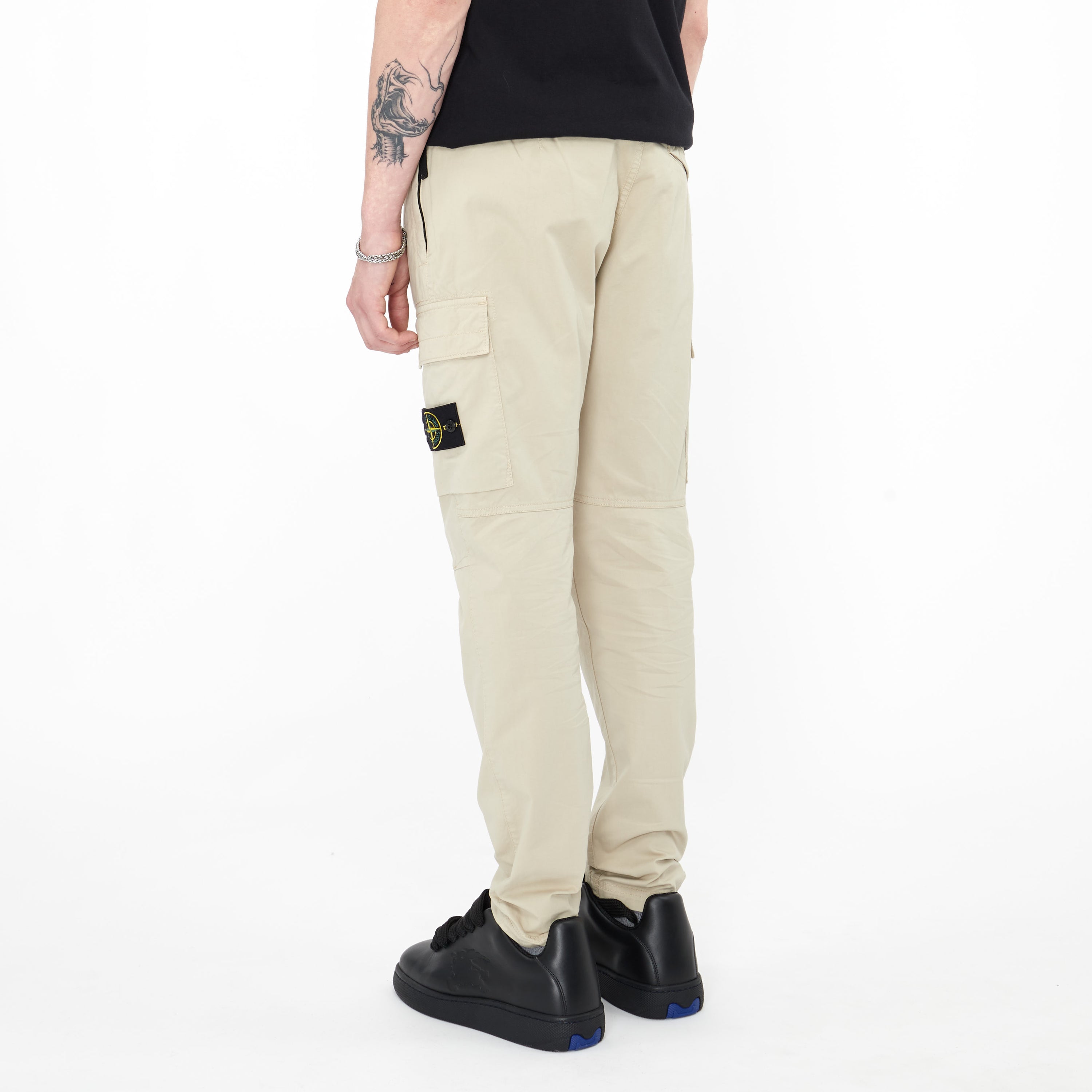 Pantalon Stone Island Supima Coton Twill Stretch Beige 30410