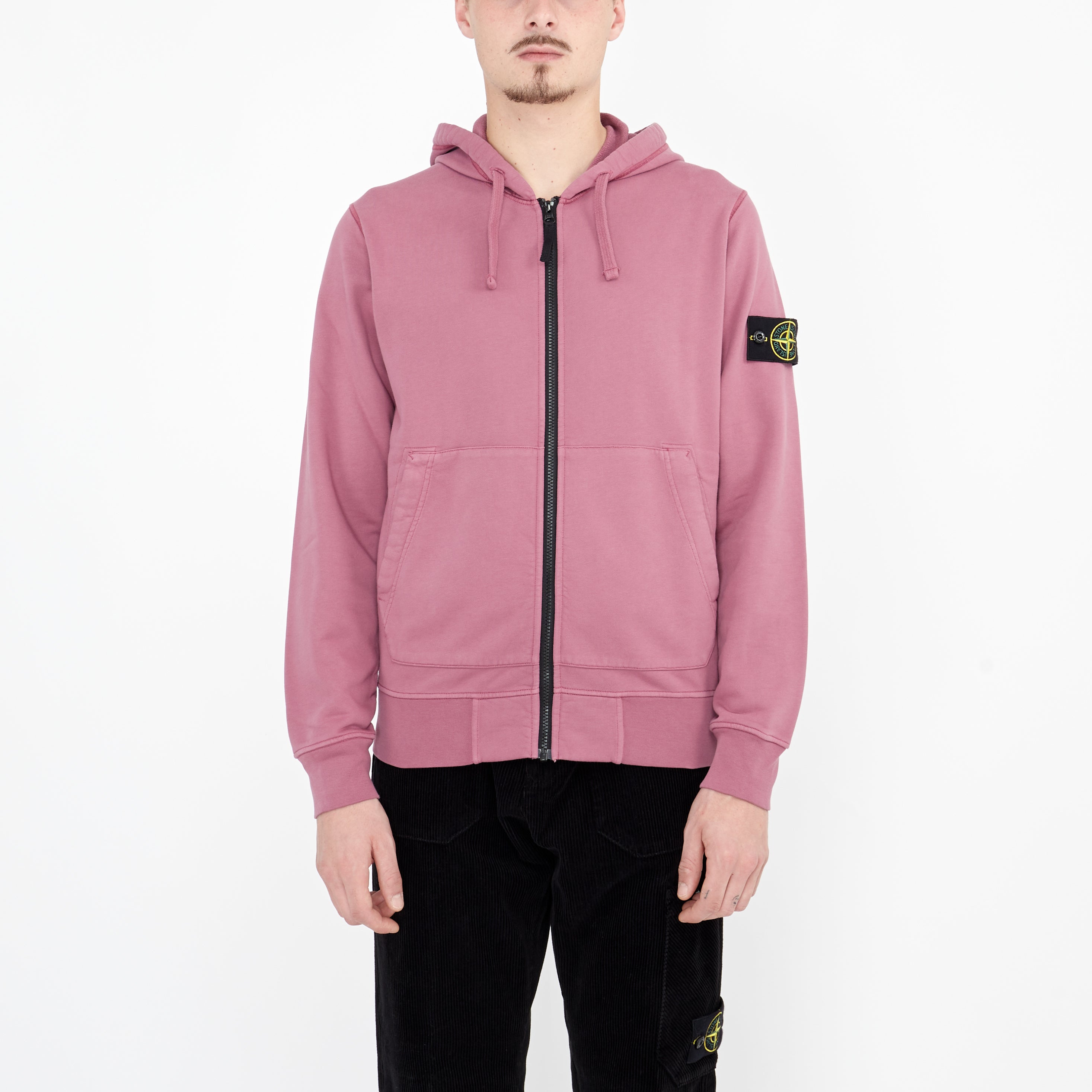 Sweatshirt Zip Stone Island Rose 64251