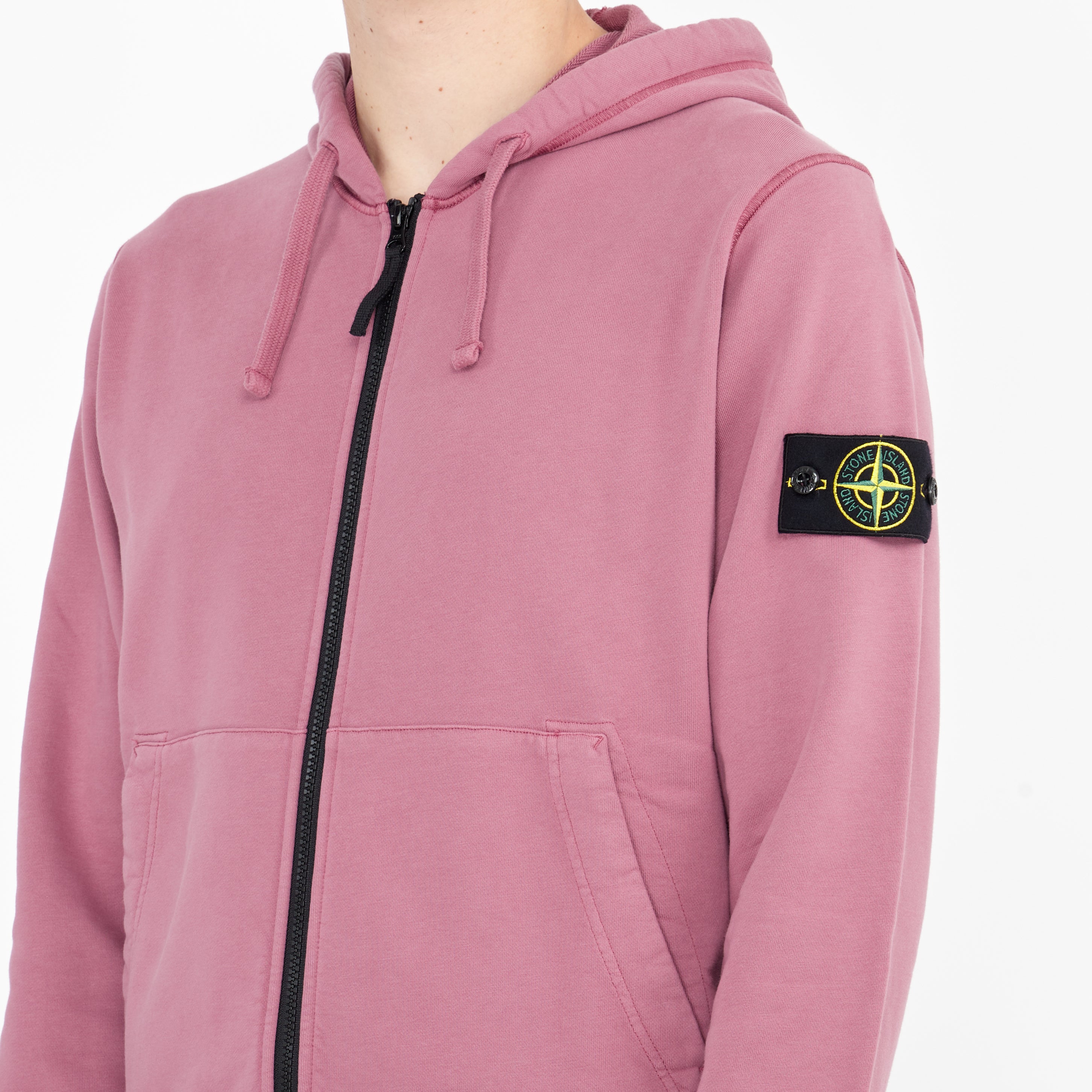 Sweatshirt Zip Stone Island Rose 64251