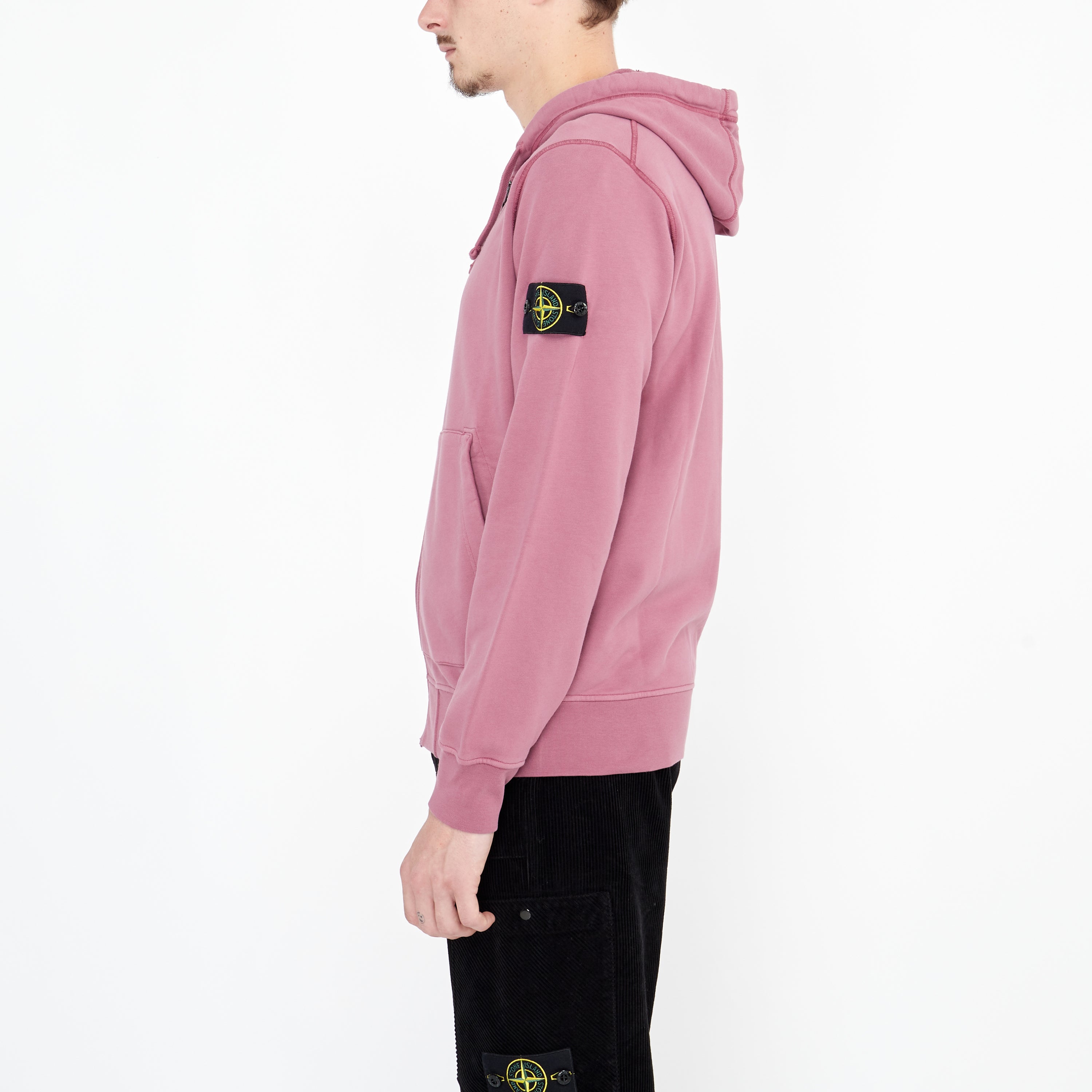 Sweatshirt Zip Stone Island Rose 64251