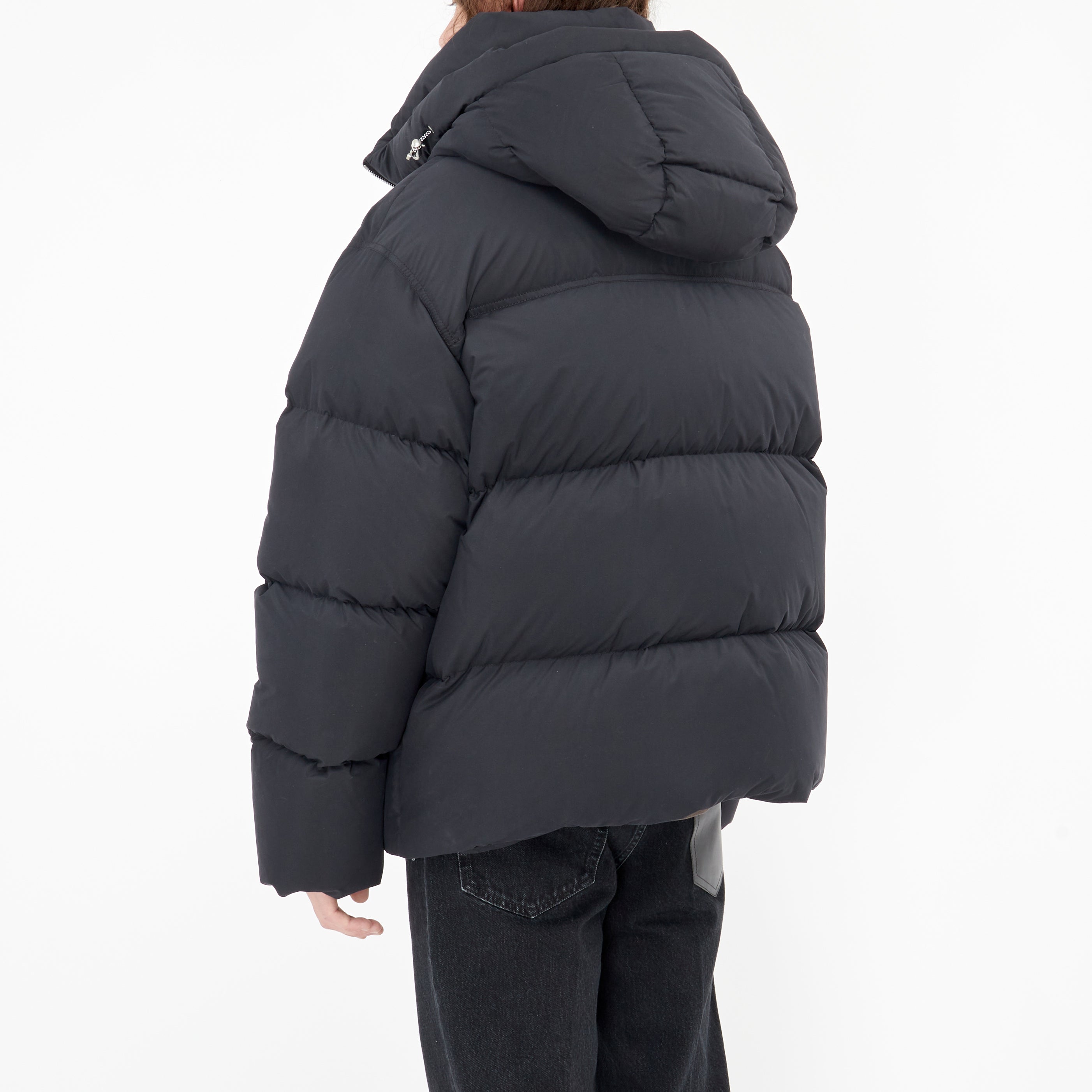 Off-White Arrow Patch Puffer Jacket Black