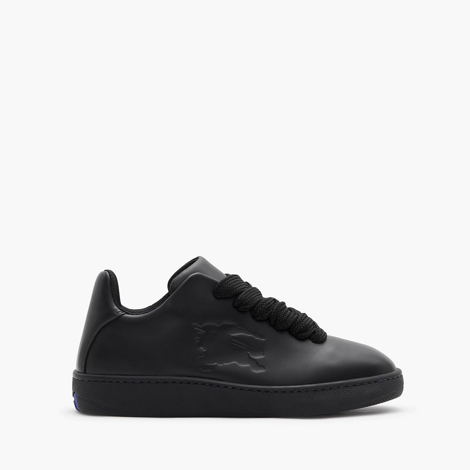 Sneakers Burberry Box en Cuir Lisse Noir
