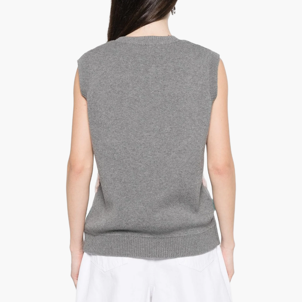 Gilet Sans Manches Floral