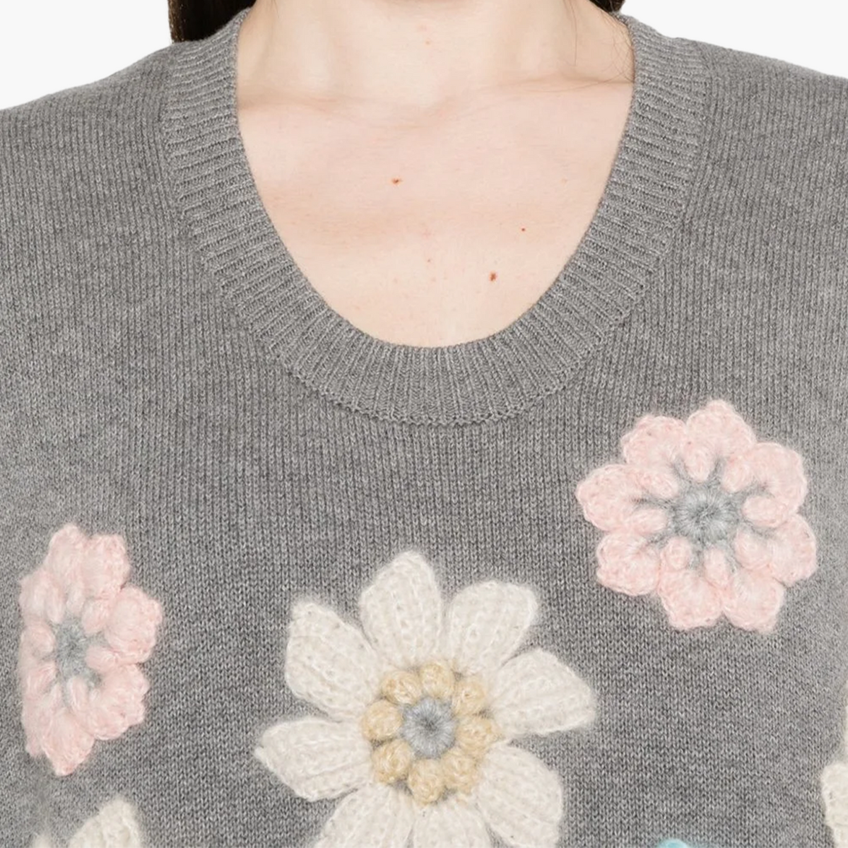 Gilet Sans Manches Floral
