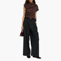 Pantalon Laine Calandrée