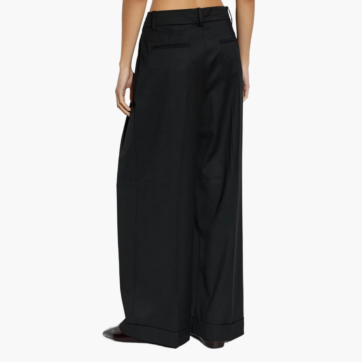 Pantalon Laine Calandrée