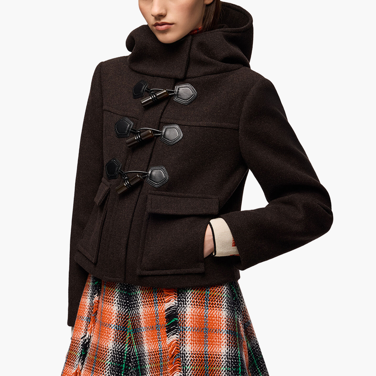 Manteau Duffle Coat Laine