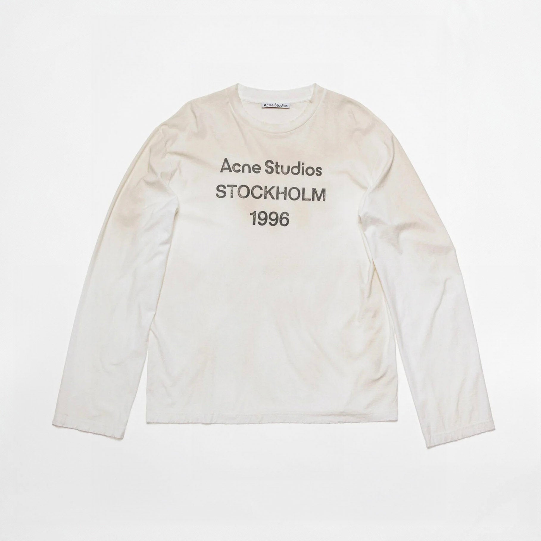 T-shirt Acne Studios LS Relaxed Dusty White