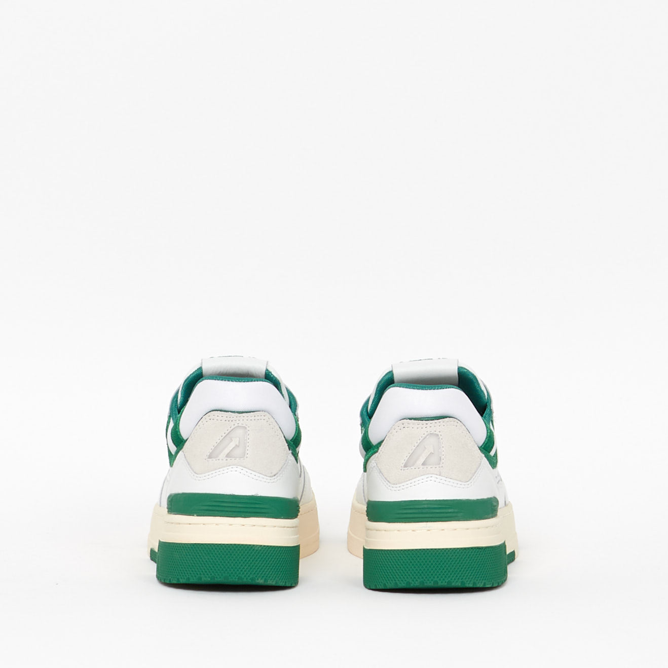 Sneakers Autry CLC en Cuir Blanc et Vert