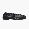 Ganni OLEATEX Black Ballerina Flats