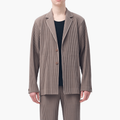 Blazer Homme Plissé Gris