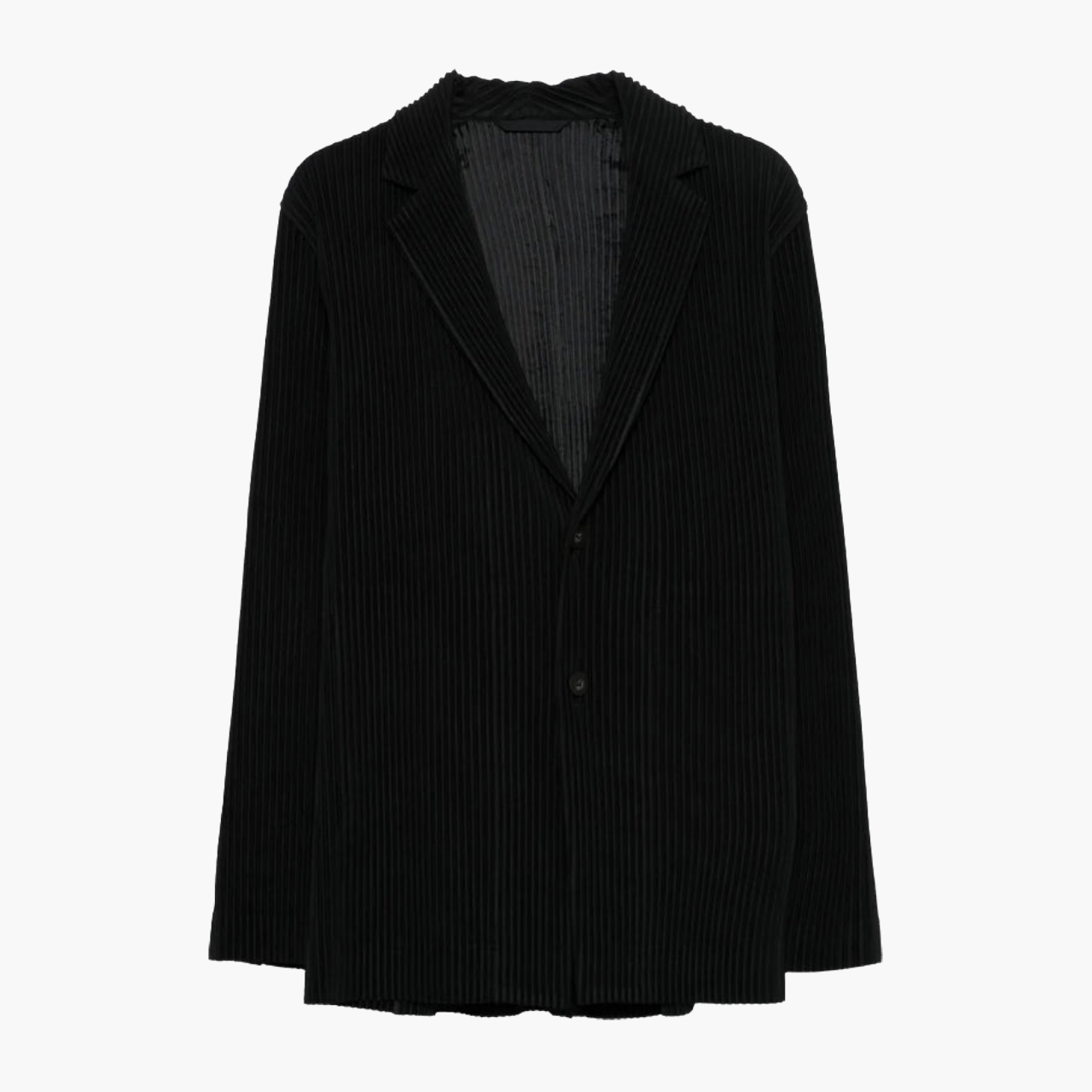 Blazer Homme Plissé Noir