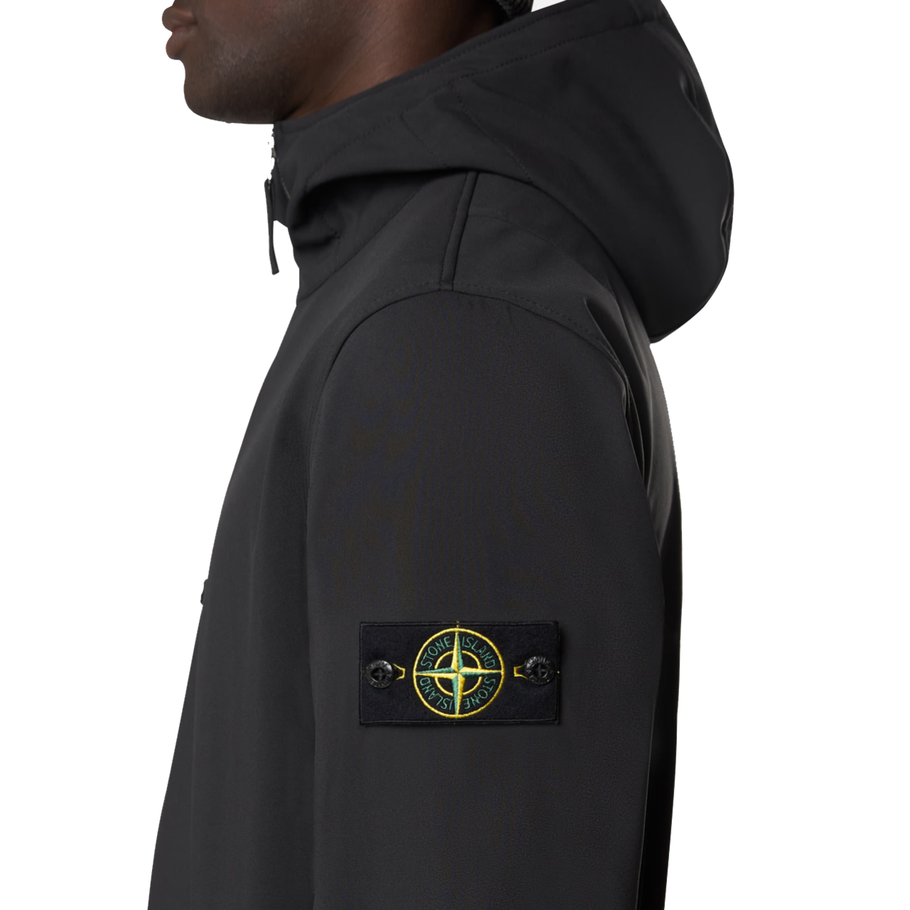 Blouson Stone Island Redye Soft Shell noir