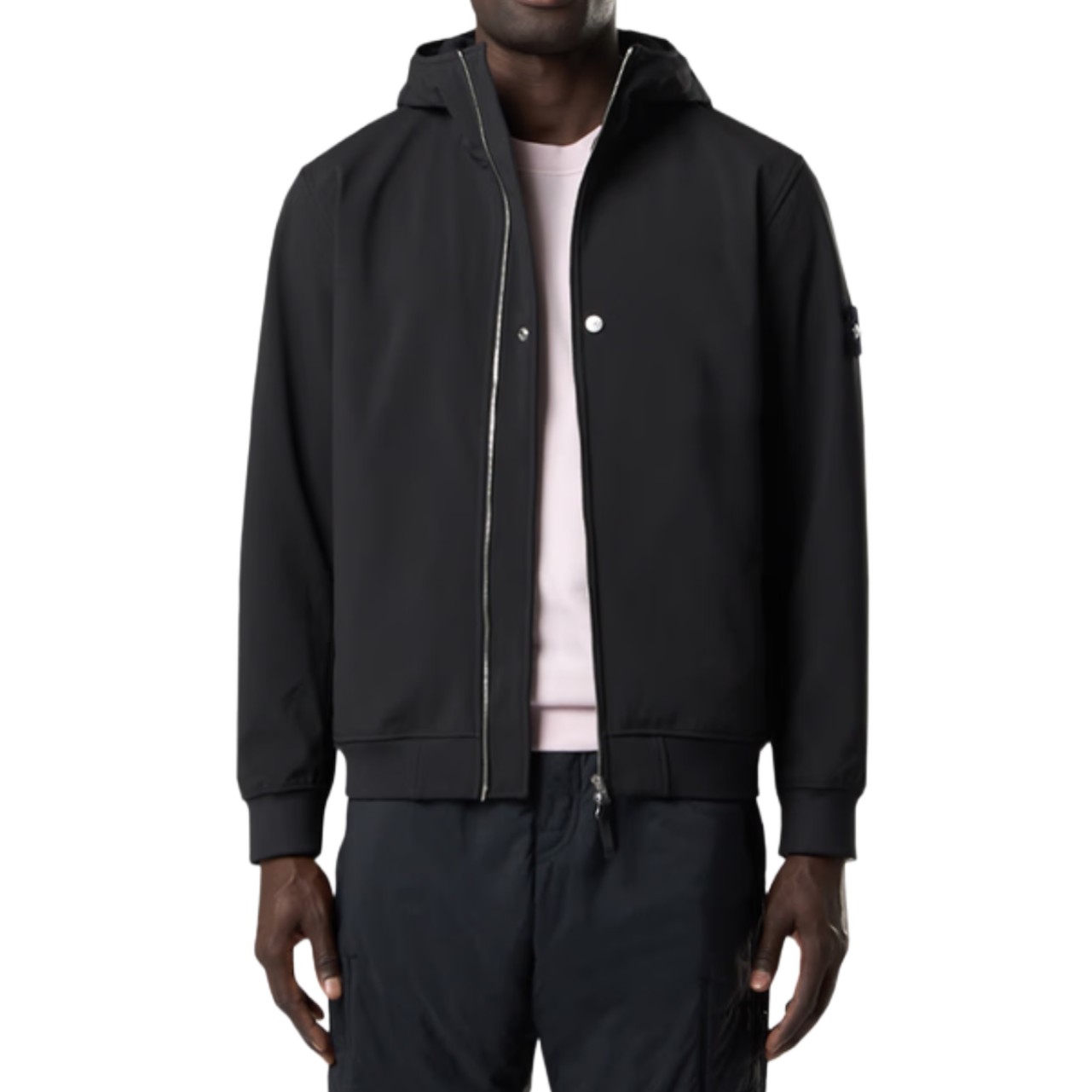 Blouson Stone Island Redye Soft Shell noir