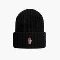 Moncler black wool beanie