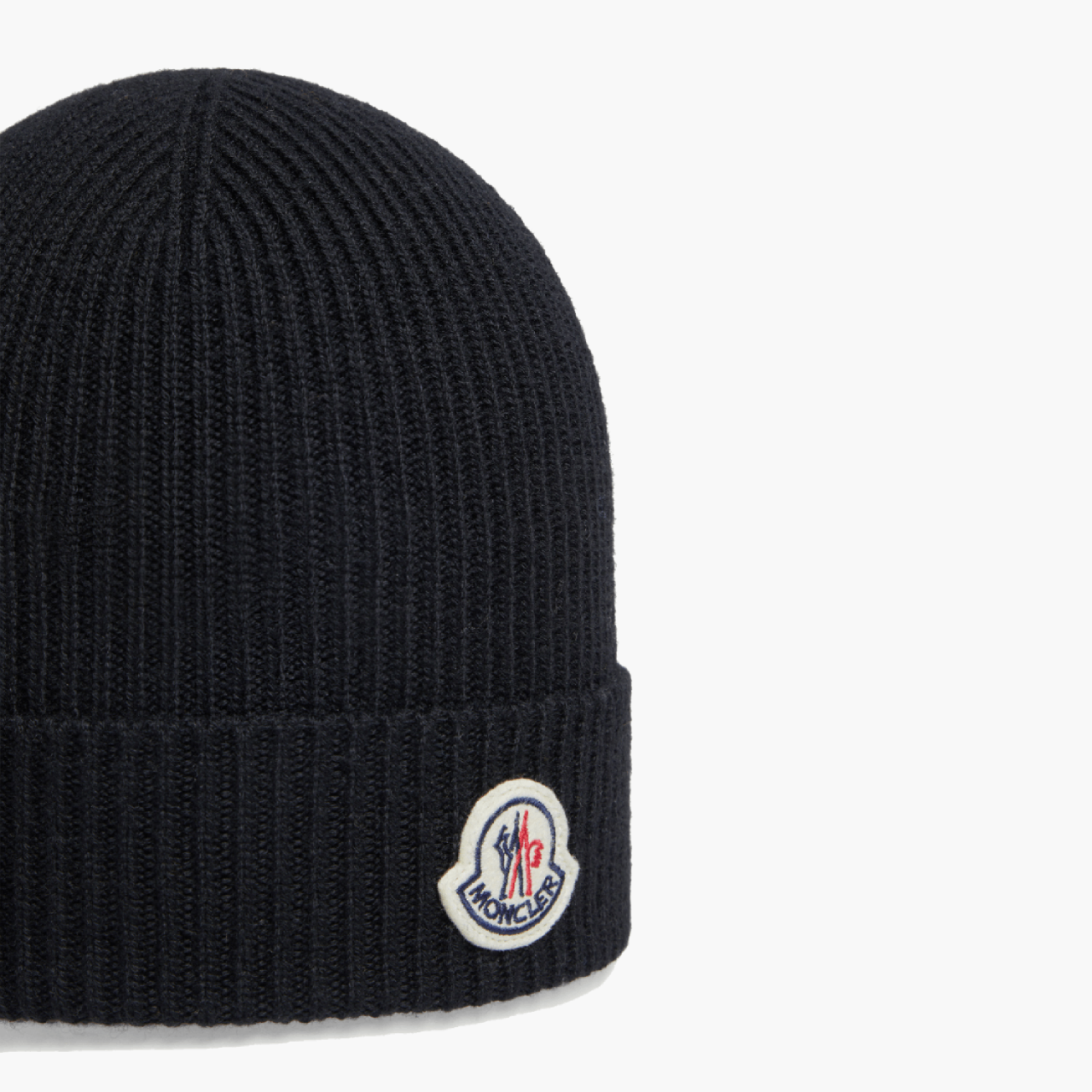 Bonnet Moncler en laine noire