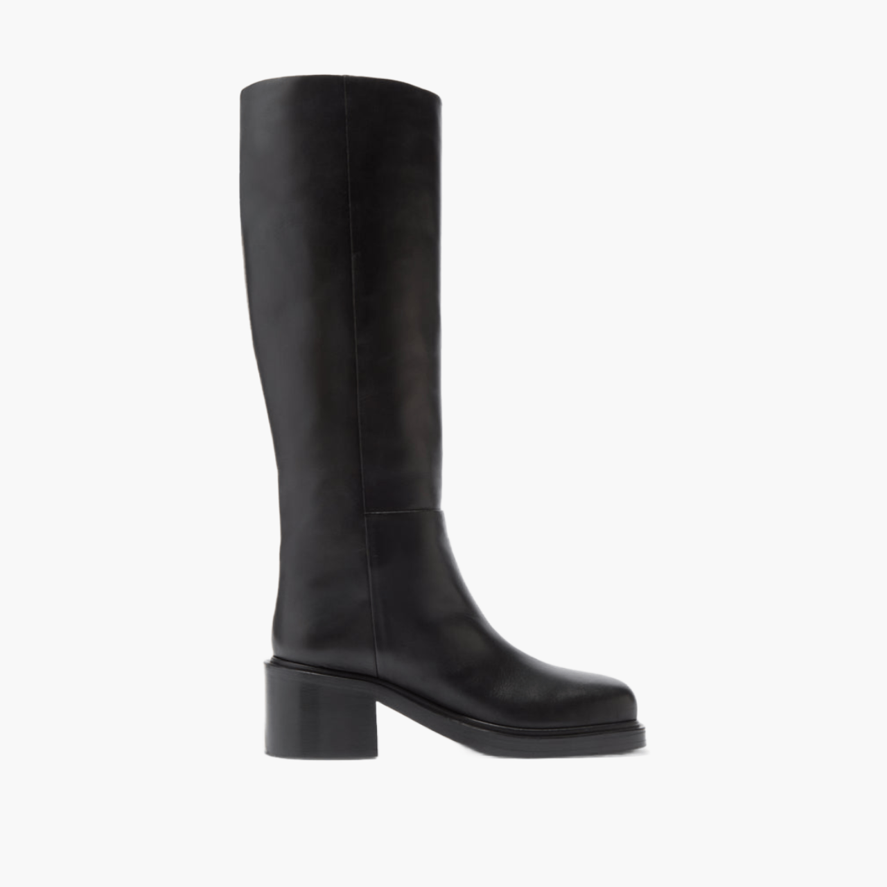 Bottes Hautes Aeyde Taito Cuir Noir