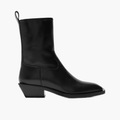 Aeyde Luis Black Leather Cowboy Boots