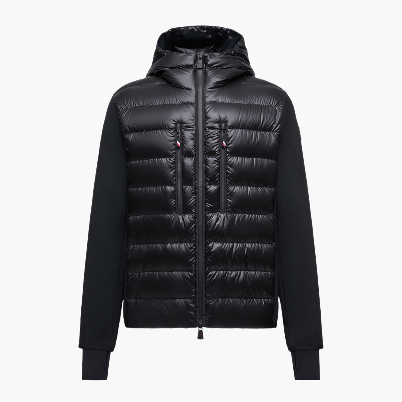 Moncler quilted black cardigan