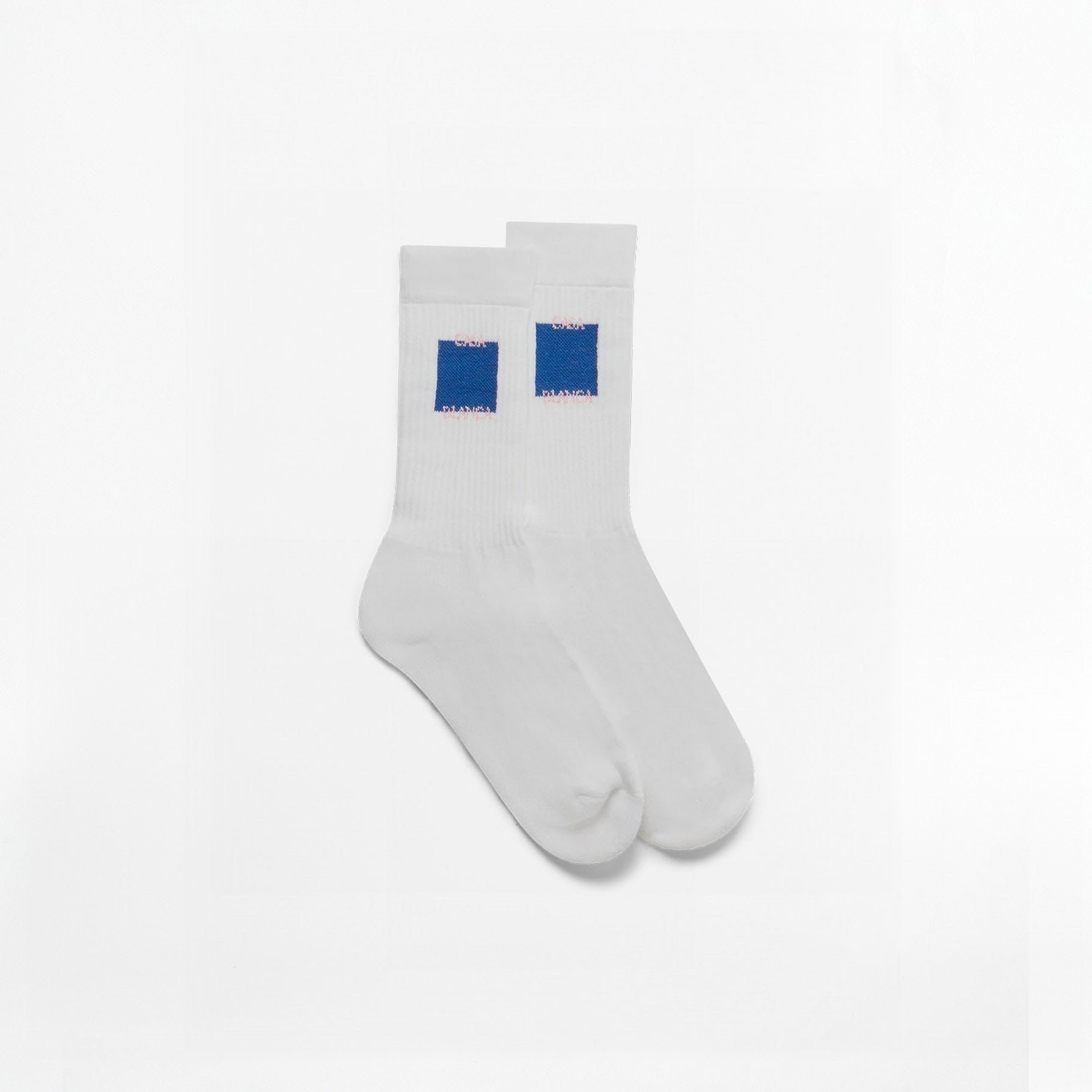 Chaussettes Casablanca Blue Square