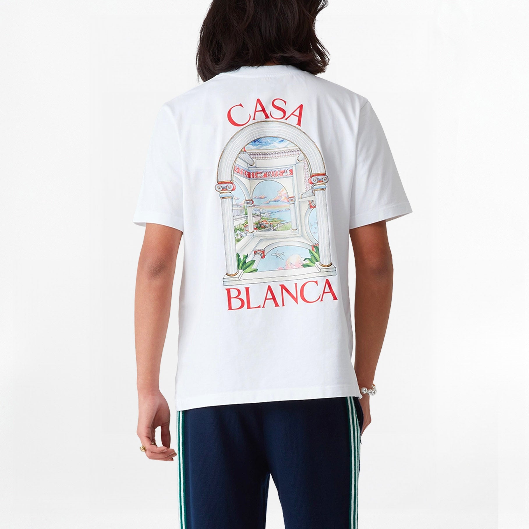 T-shirt Casablanca Le Passage Blanc