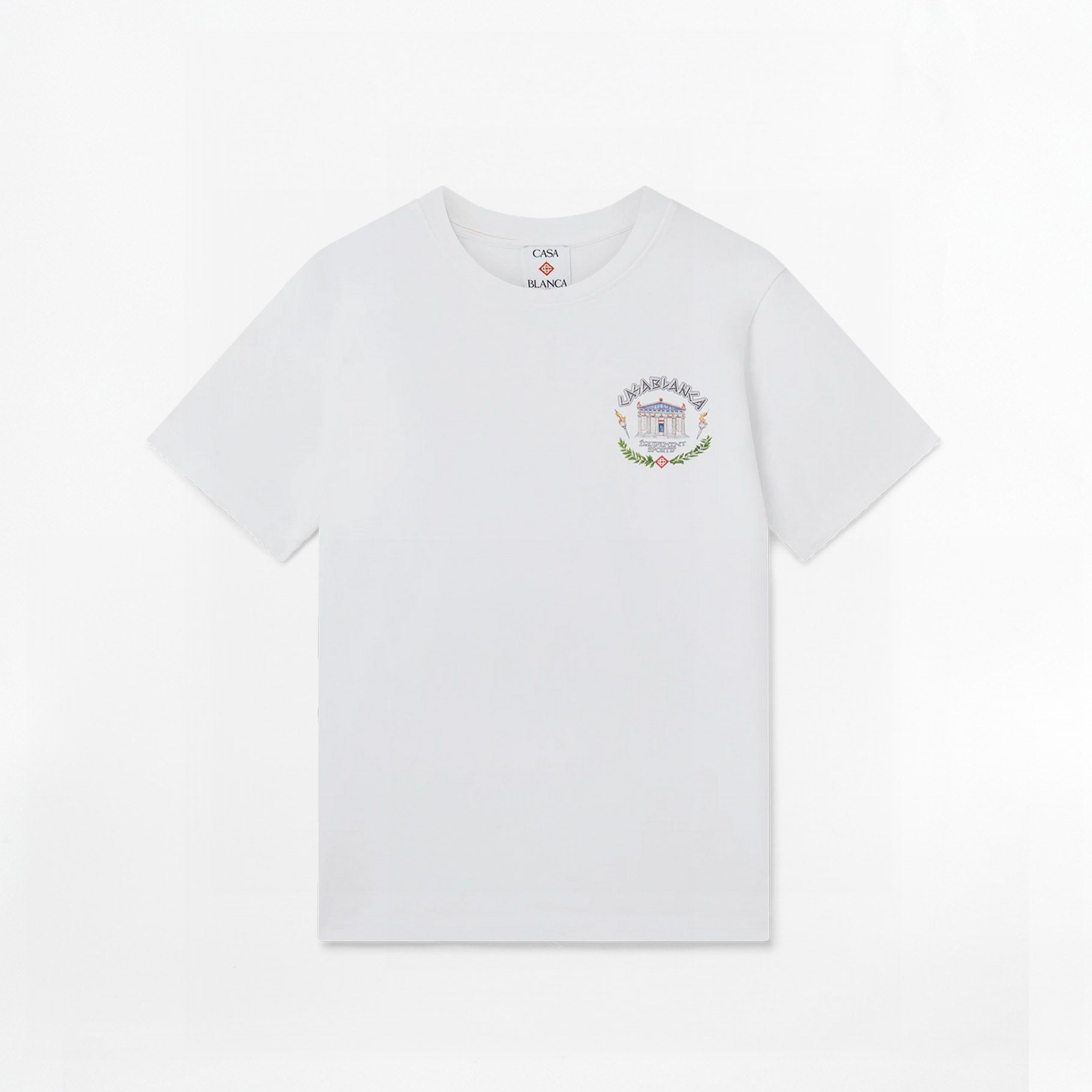 T-shirt Casablanca Le Temple Du Sport Blanc