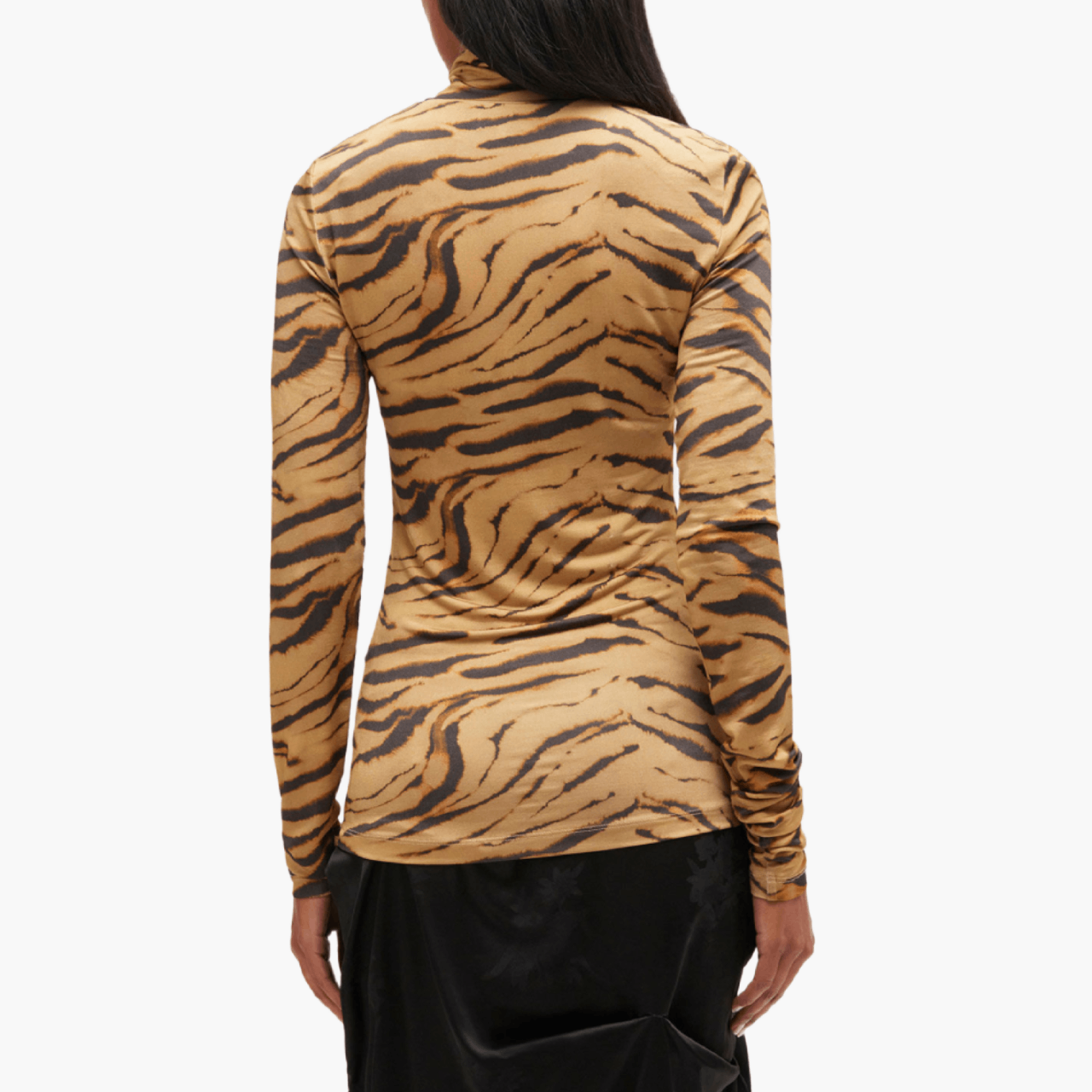 Col roulé Ganni Zébré