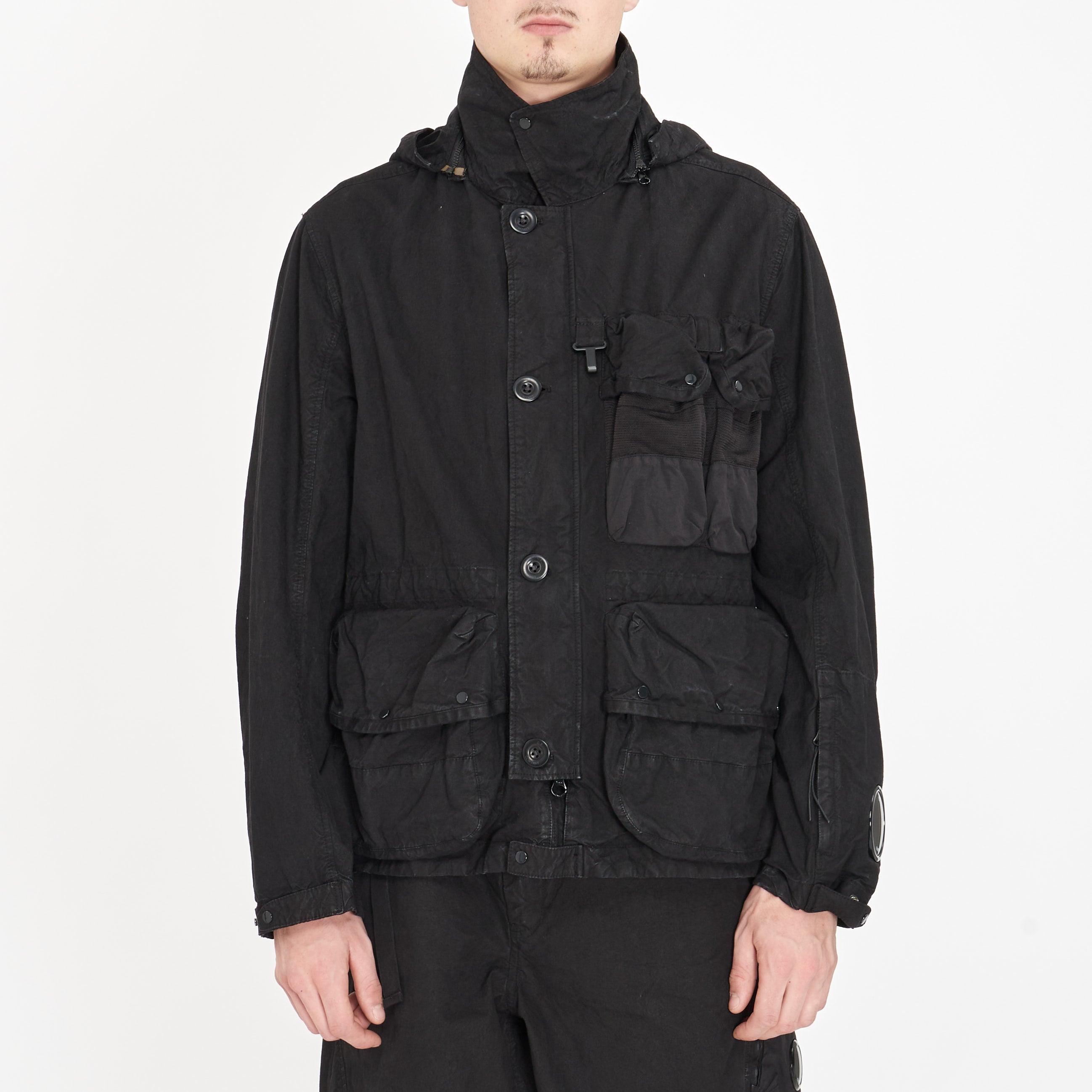 Veste Cp Company Ba Tic Goggle Noir Lesthete