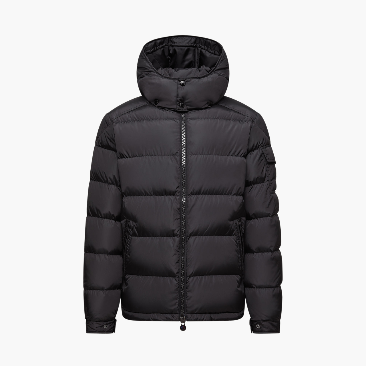 Moncler Maya matte black down jacket