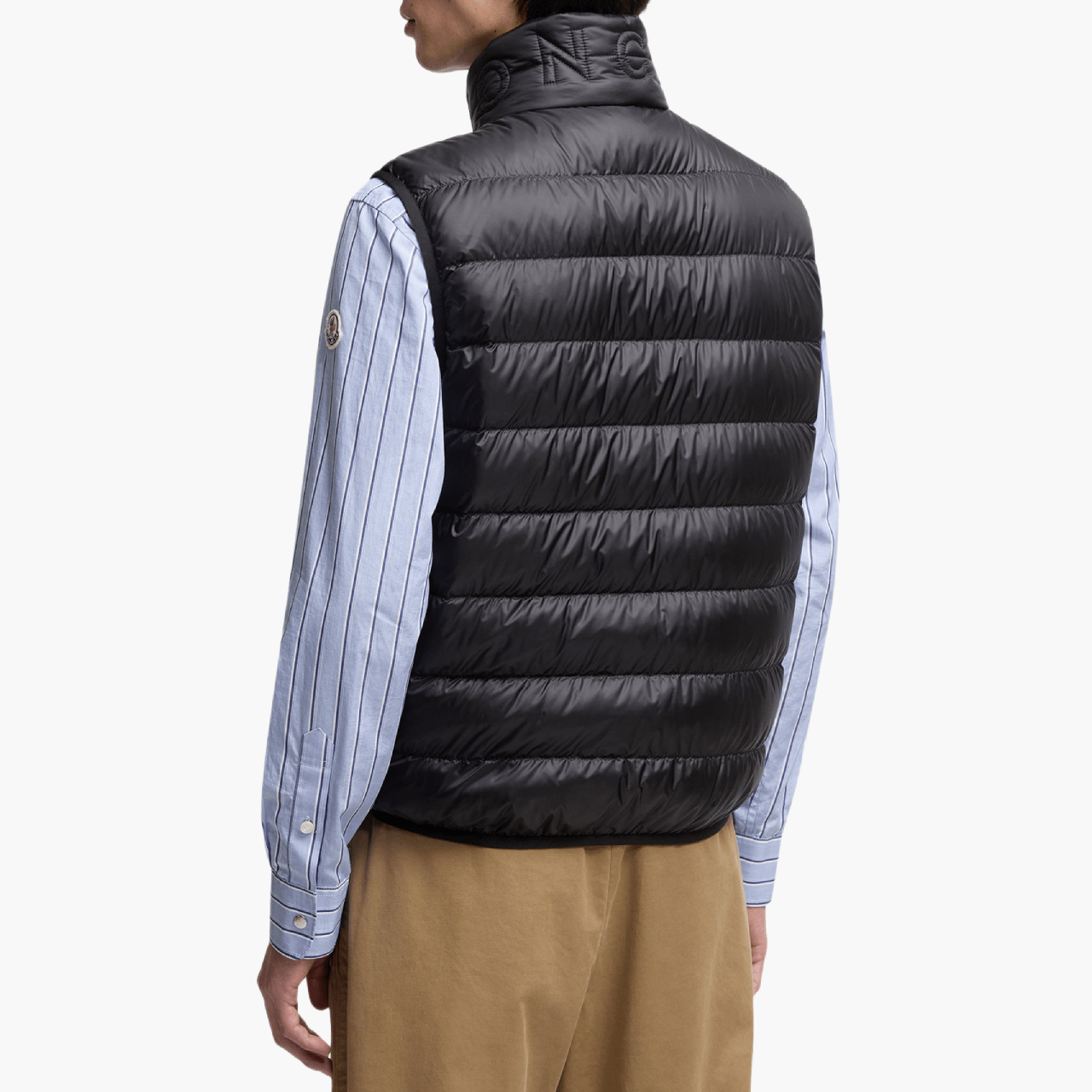 Doudoune Moncler sans manches noir