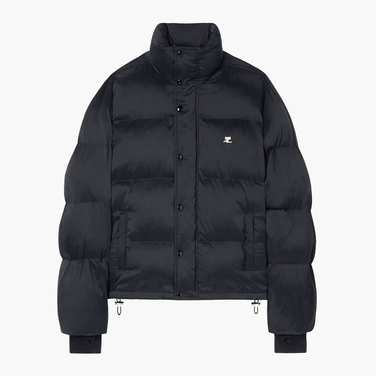 Doudoune Nylon Courrèges noir