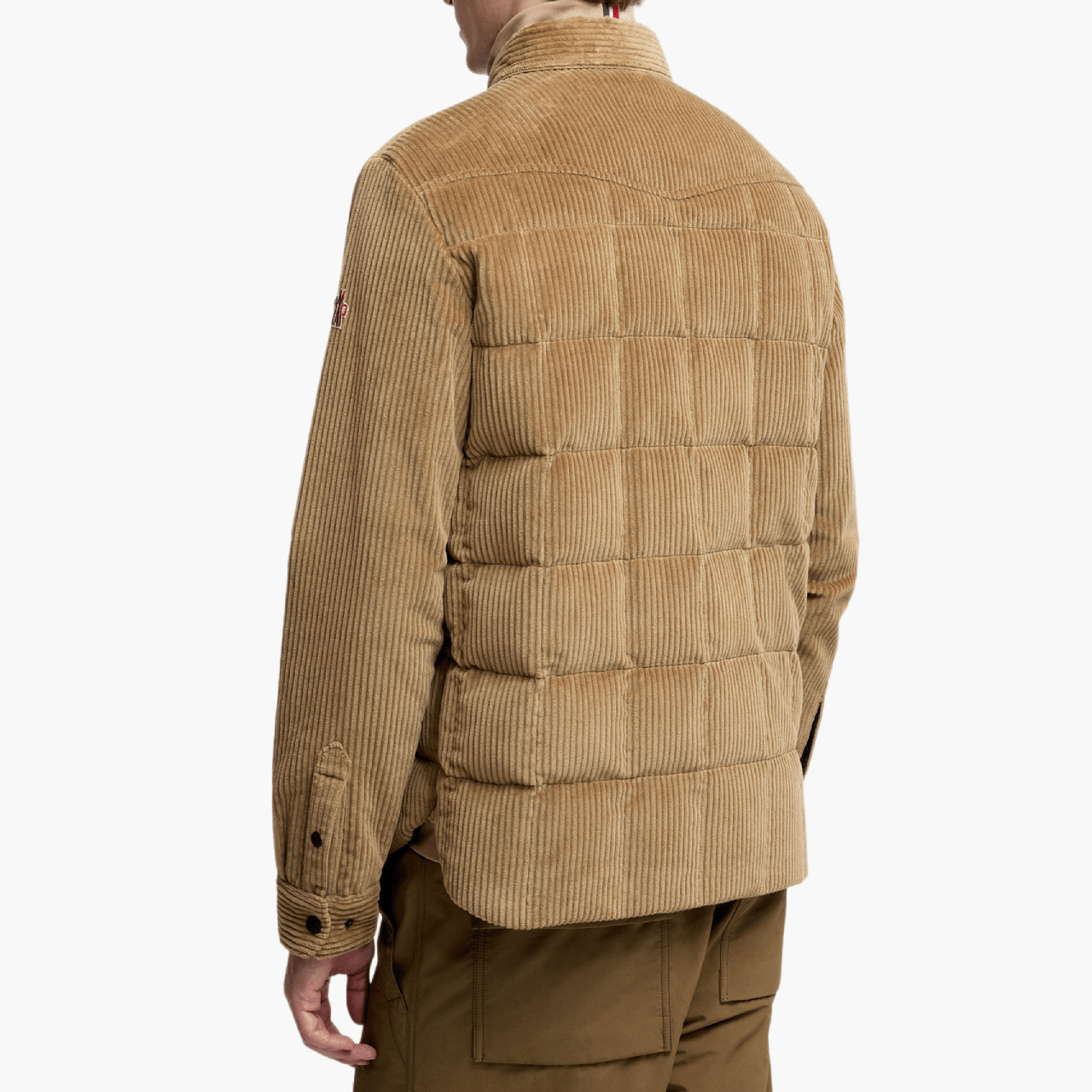 Doudoune chemise Moncler Gelt beige