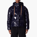 Lili Bright Short Puffer Jacket — Dark Night